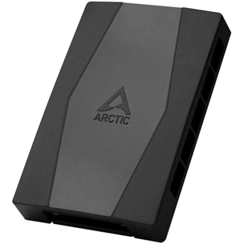 ARCTIC 10-Port PWM Case Fan Hub with SATA Power Connector – Black