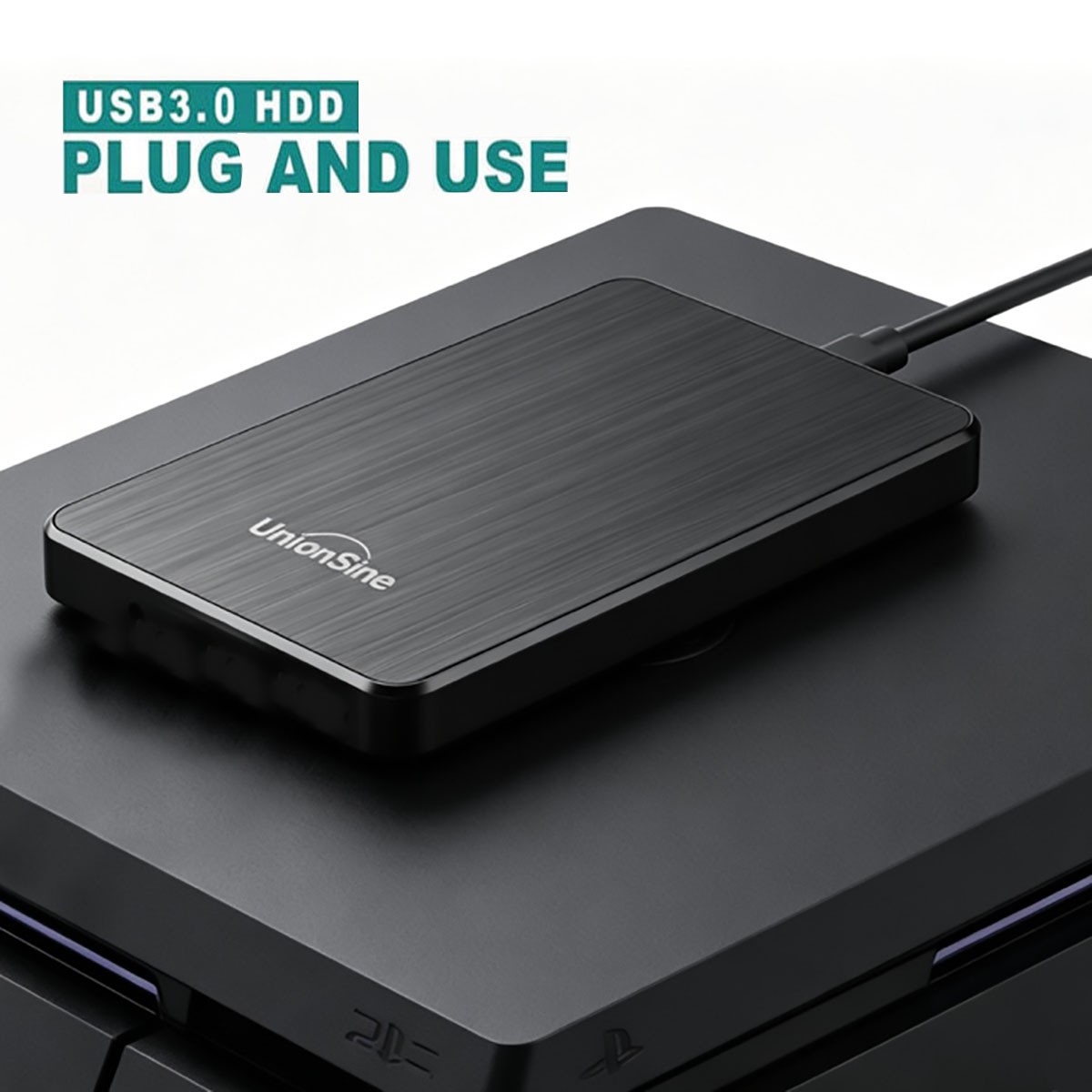 UnionSine 2.5" Portable Game Storage Hard Drive USB 3.0 500GB 1TB for Laptop HDD
