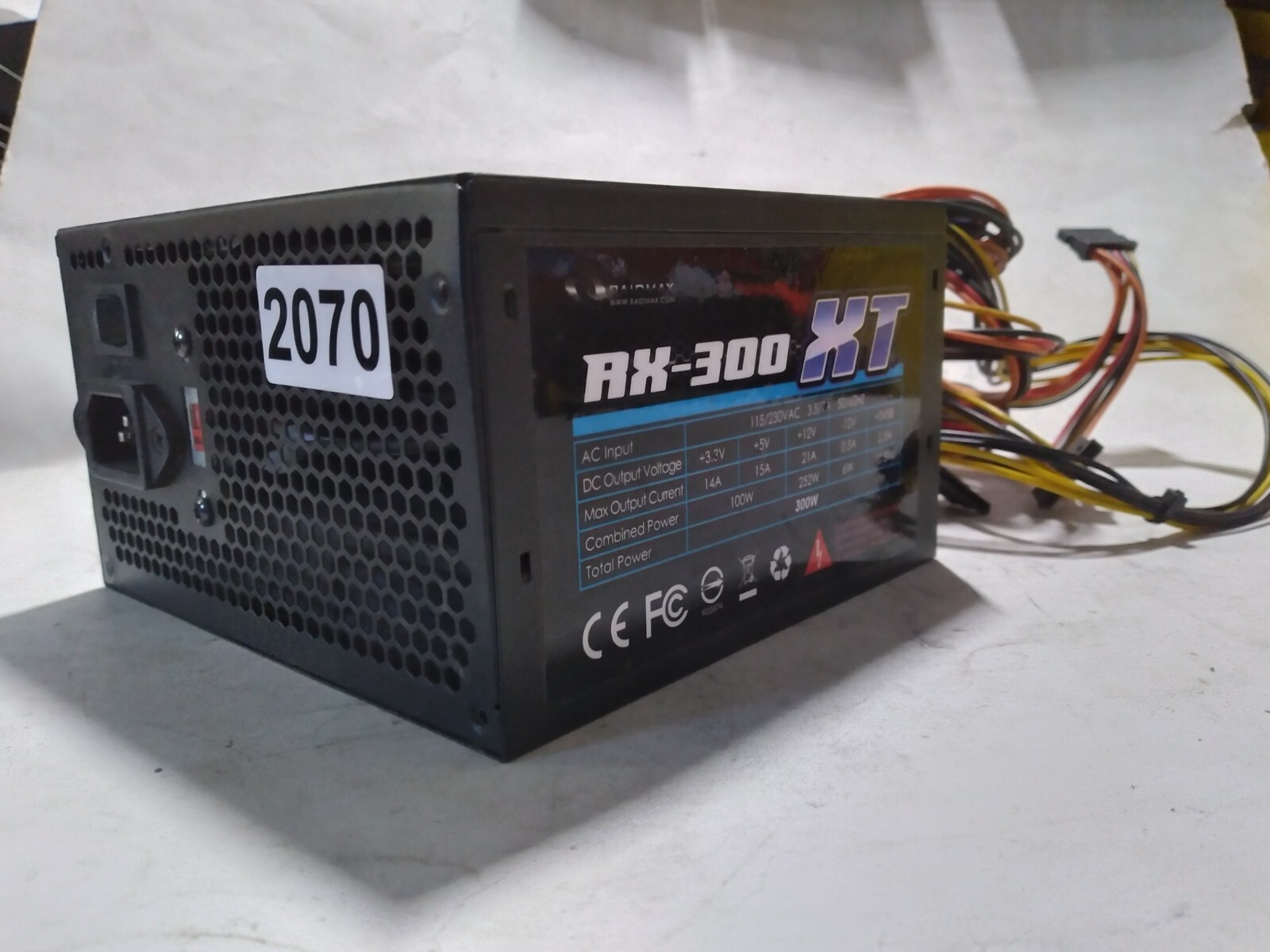 RaidMax RX-300 XT 300W Desktop Power Supply #2070