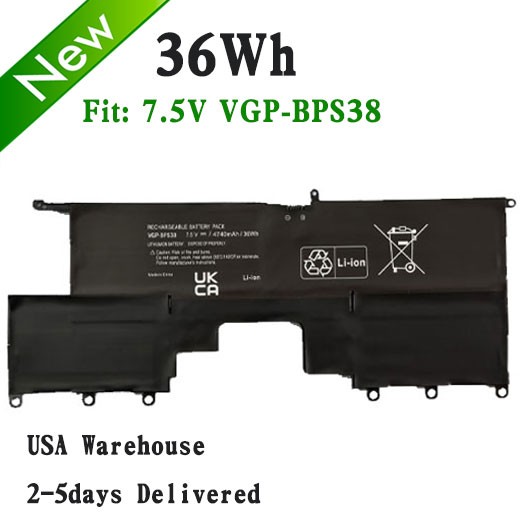 NEW VGP-BPS38 Battery for Sony PRO11 PRO13 P132200C P11226SCBI P13227SC P13226SC