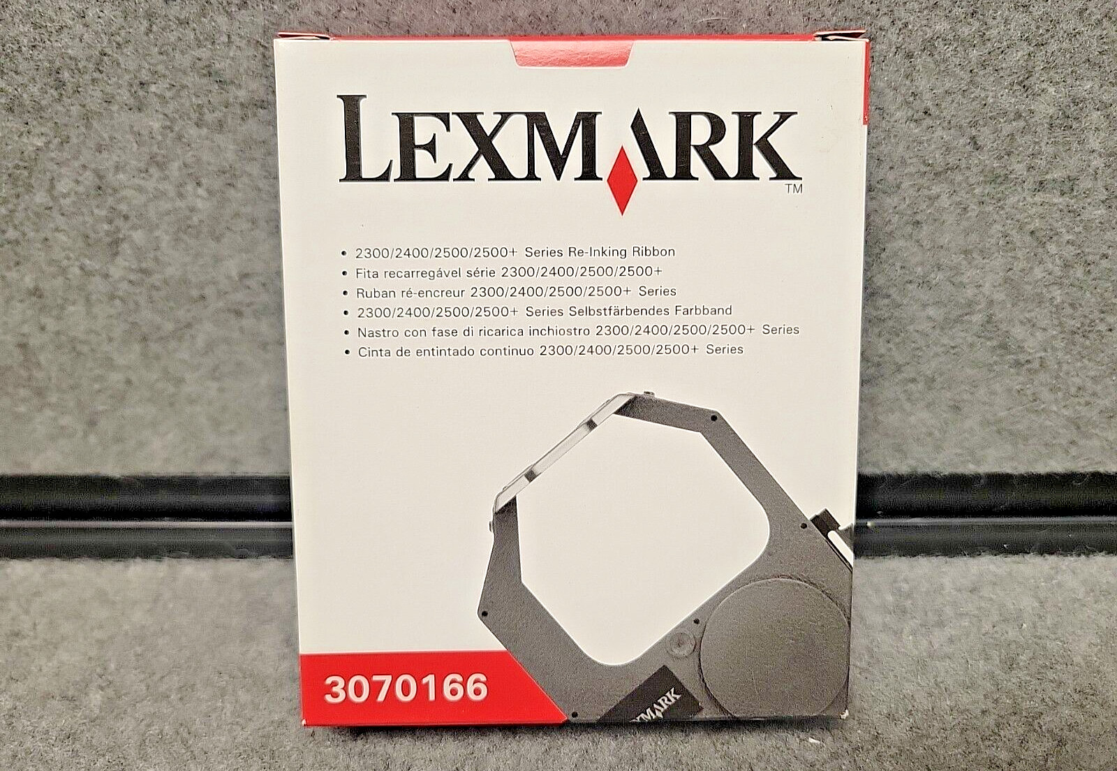 New Sealed Genuine Lexmark 3070166 Re-Inking Ribbon for 2300 2400 2500 2500+ Ser