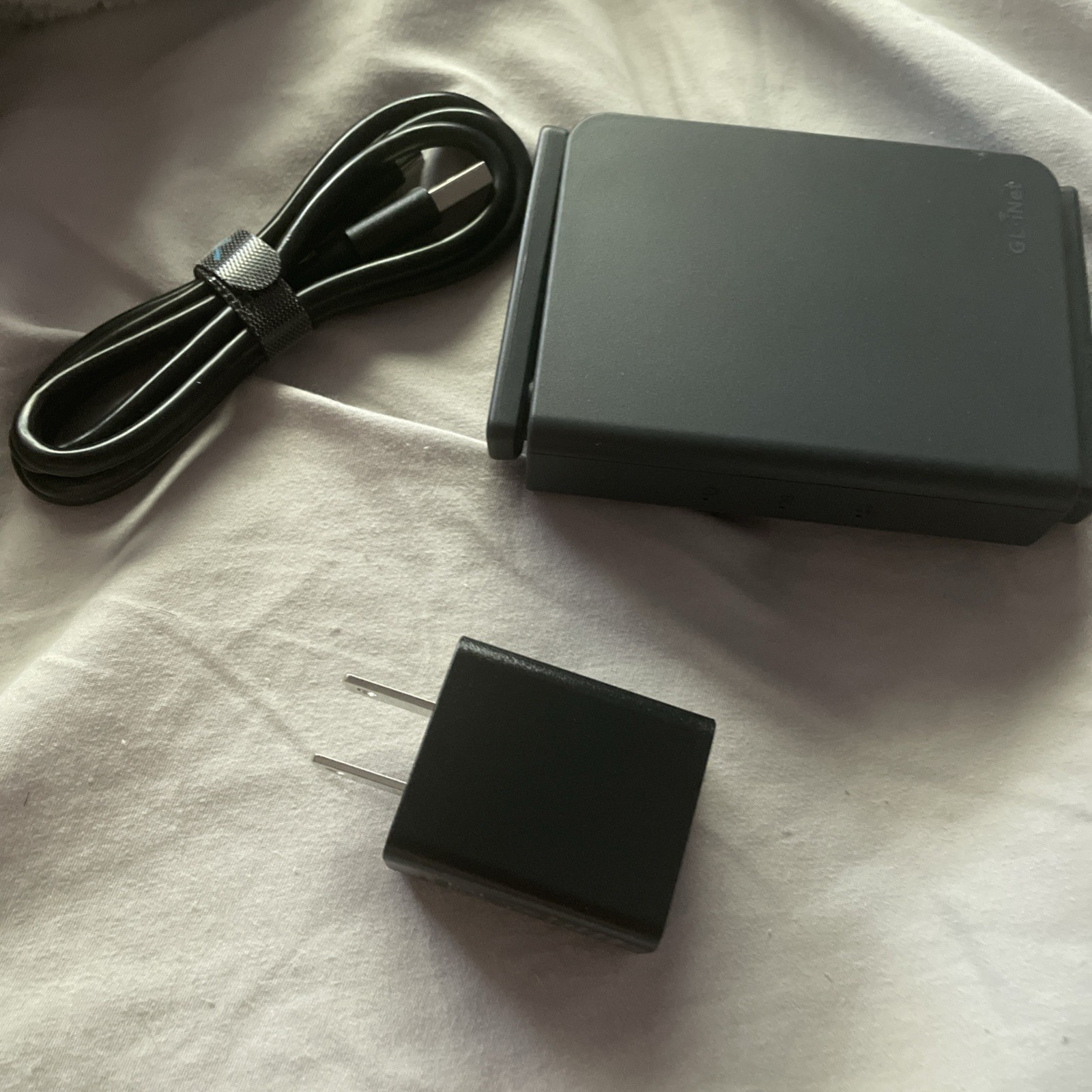 GL.iNet GL-AR750S-EXT 750M Gigabit Travel Router Factory Reset No PSU