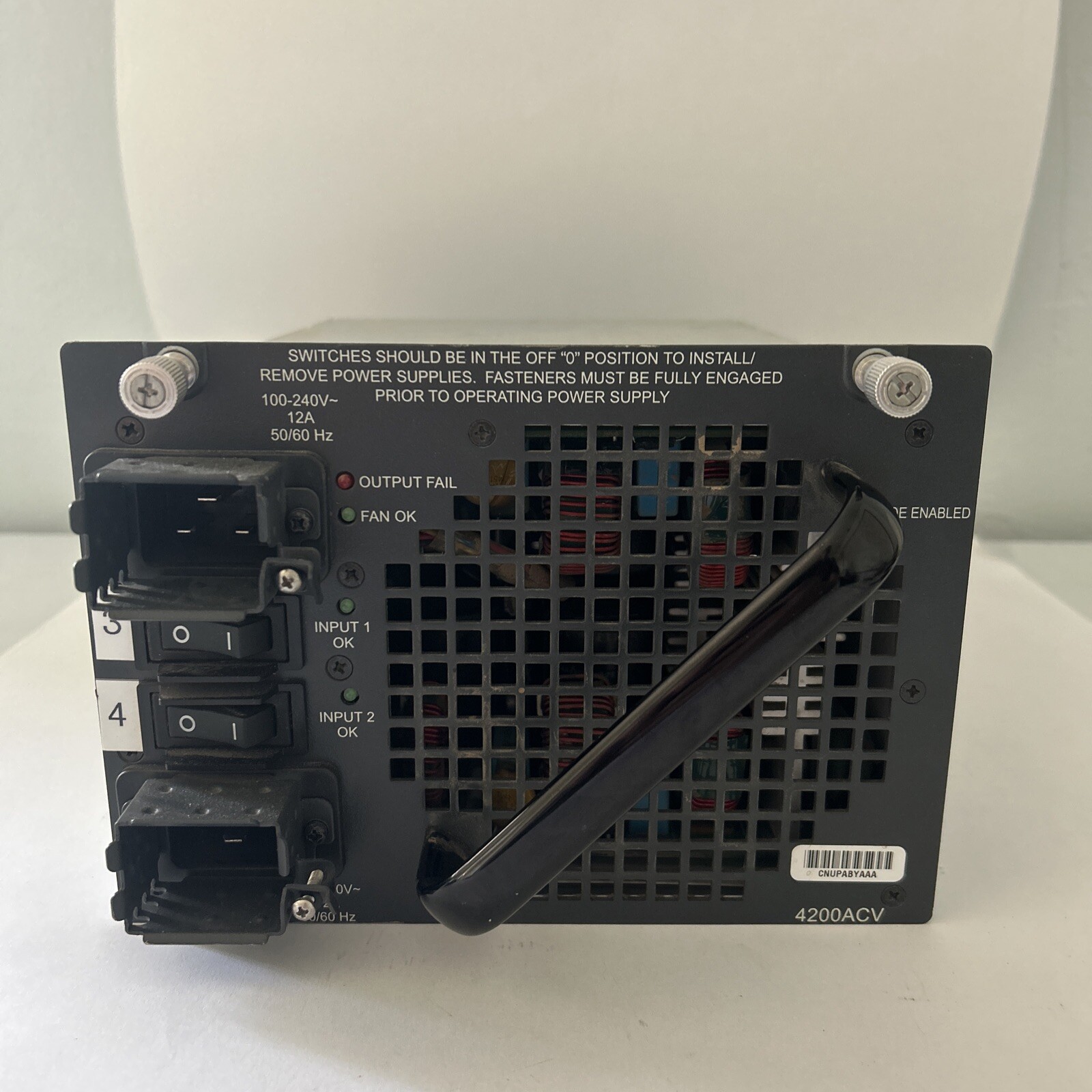 ASTEC 4200W Dual Input AC Power Supply AA24410 100-240V 12A 50/60Hz