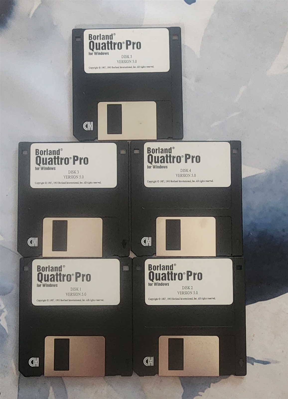 Vintage Borland Quattro Pro For Windows V 5.0 1993 Disks Only