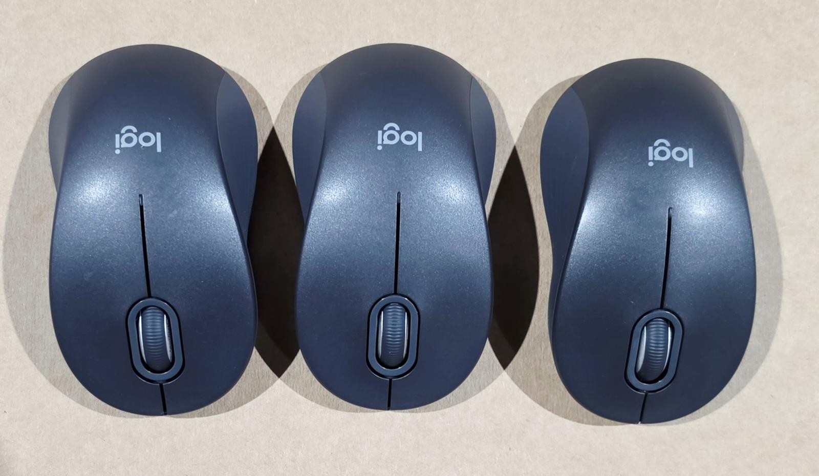 LOT OF 3 Logitech Signature M550 Wireless Mouse Bluetooth Logi Bolt USB Graphite