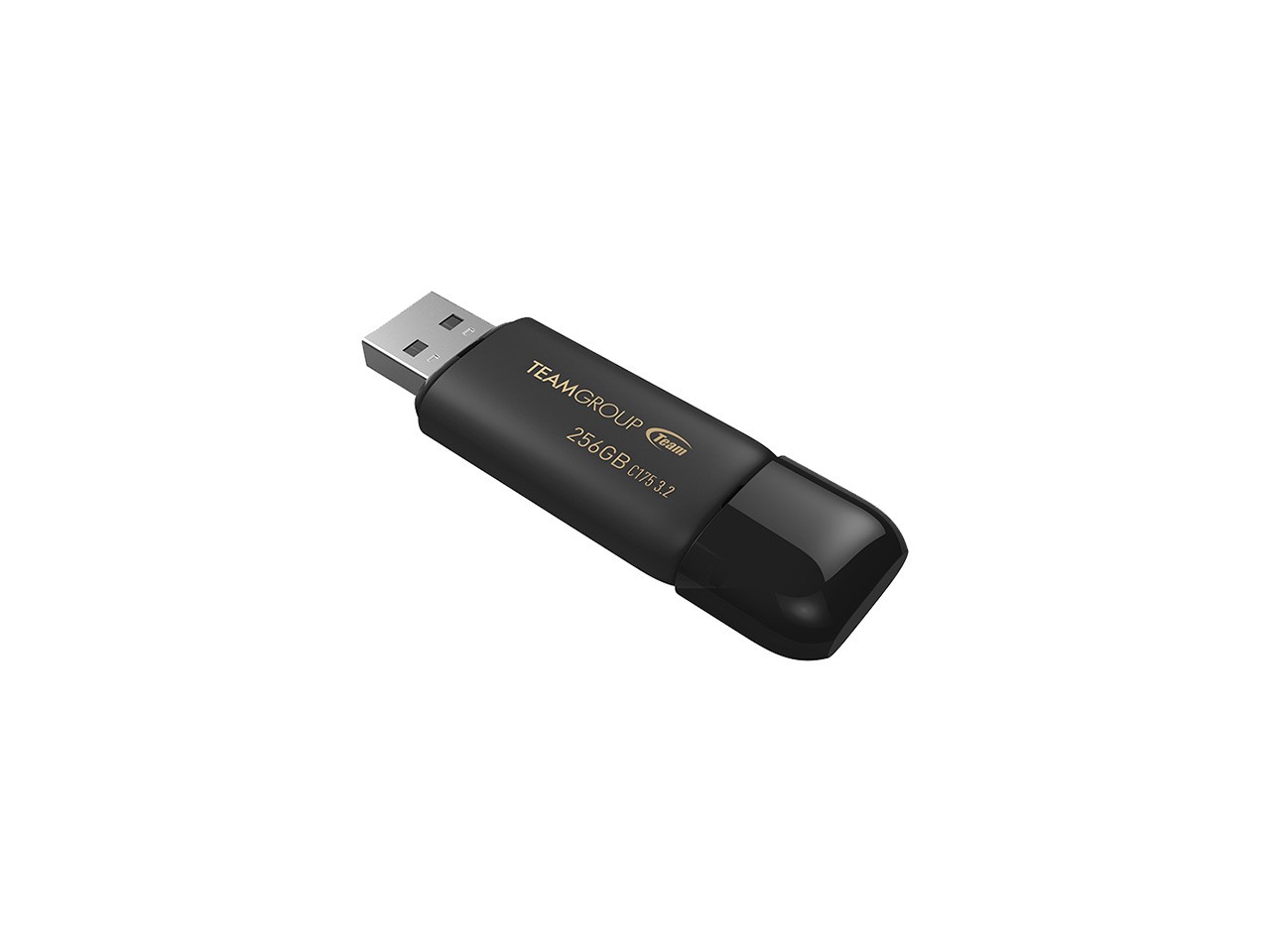 TEAMGROUP C175 256GB USB 3.2 Gen 1 Flash Drive Rounded Streamlined Unibody