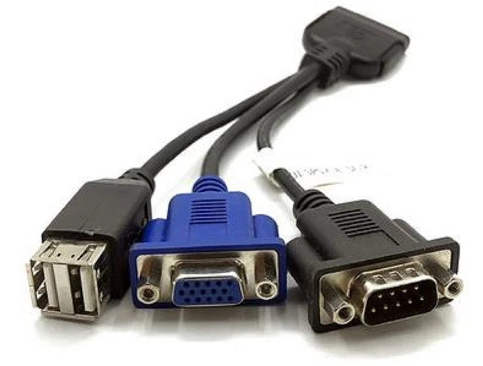 HP 409496-001 Local I/O Diagnostics KVM Adapter Cable - NEW