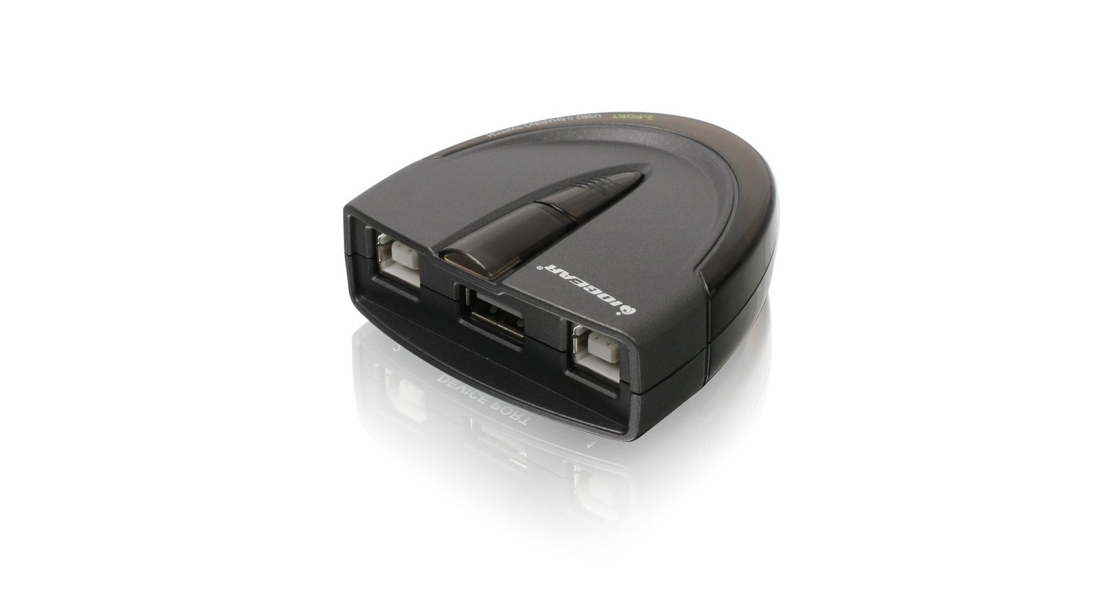 2 Port USB 2.0 Switch - Auto Printer Switch - Manually or Auto Control - LEDs...