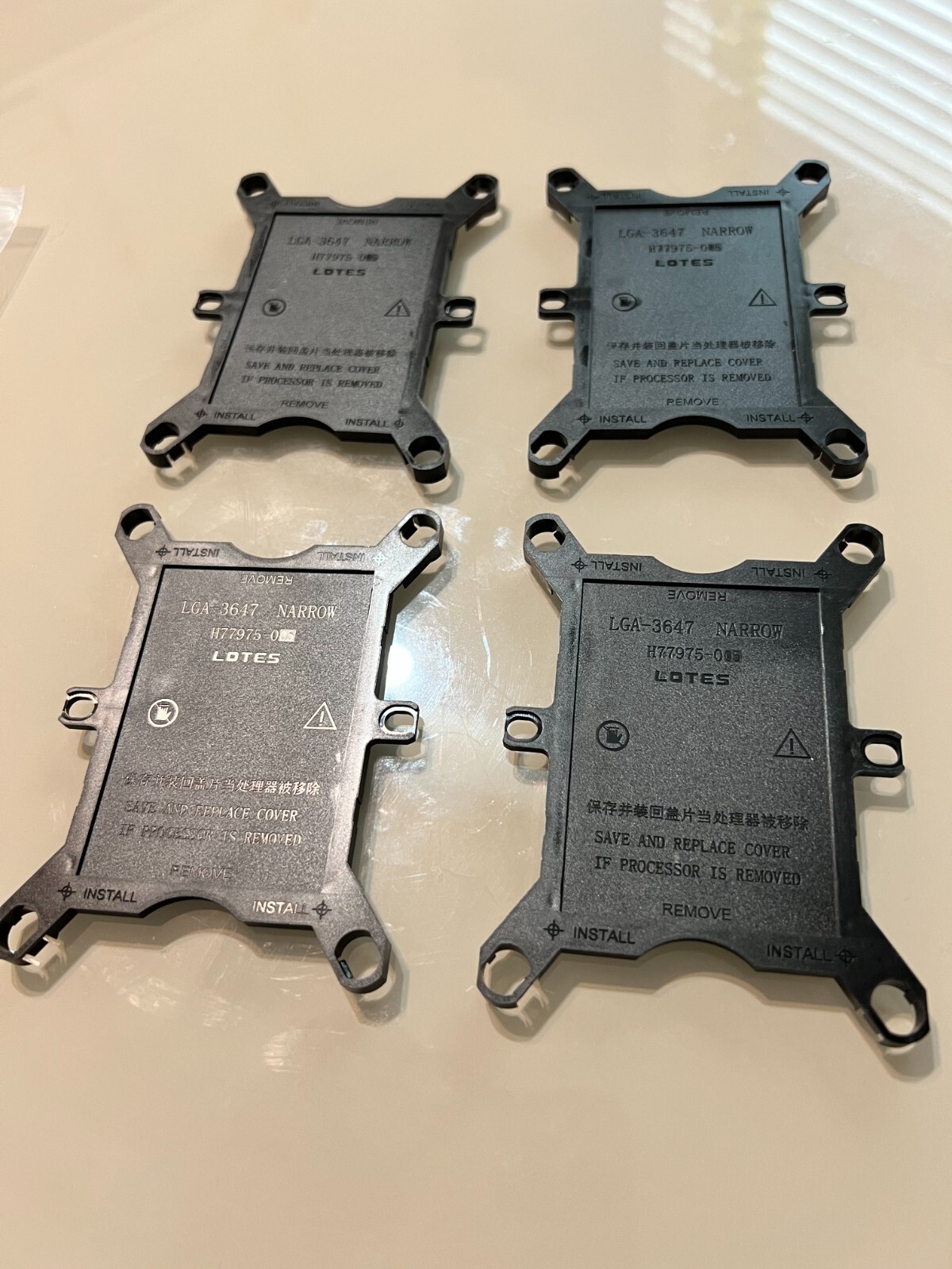 LOT 10 Pcs LGA-3647 Intel CPU Xeon Socket Protector Cover Narrow H77975-005 US