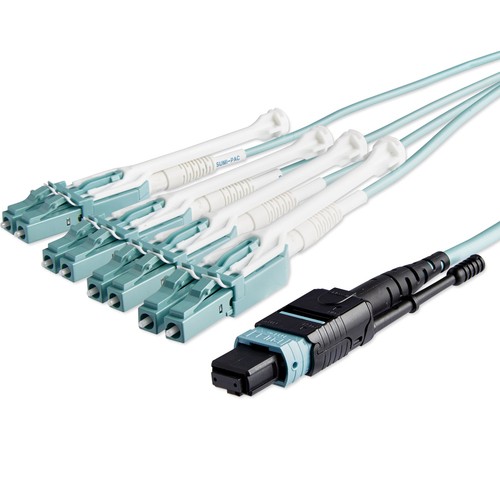StarTech-New-MPO8LCPL10M _ STARTECH 10M (33FT) MTP(F) /PC TO 4X LC/PC 