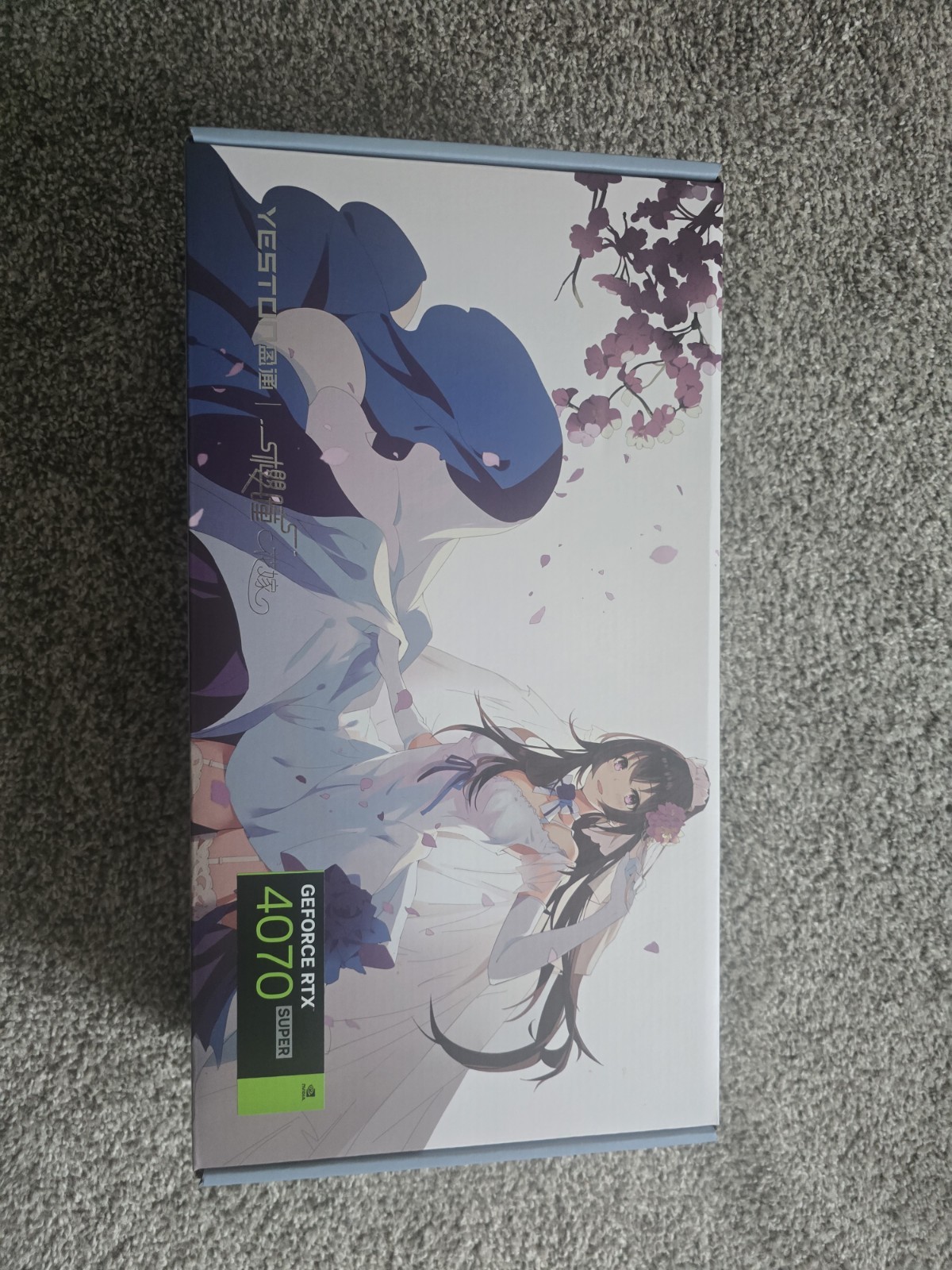 Yeston NVIDIA GeForce RTX 4070 SUPER Graphics Card with RGB Lighting