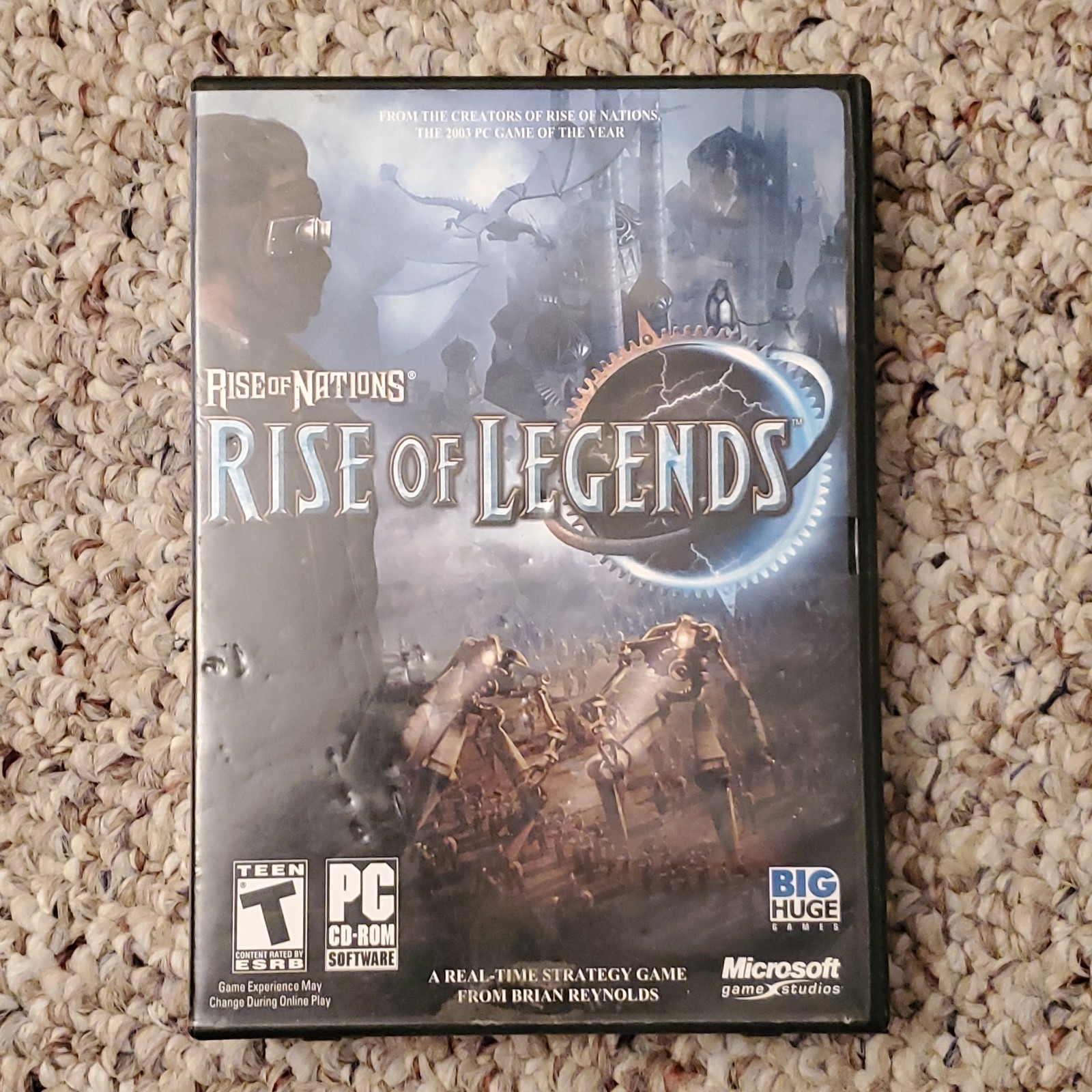 Microsoft Rise of Nations: Rise of Legends PC Game CD-ROM Real-Time Strategy