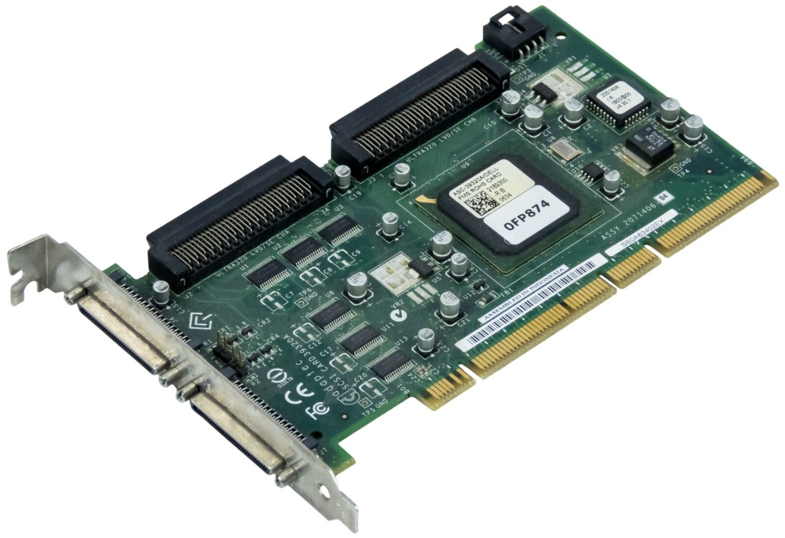 CONTROLLER DELL 0FP874 ASC-39320A/DELL SCSI RAID PCI-X