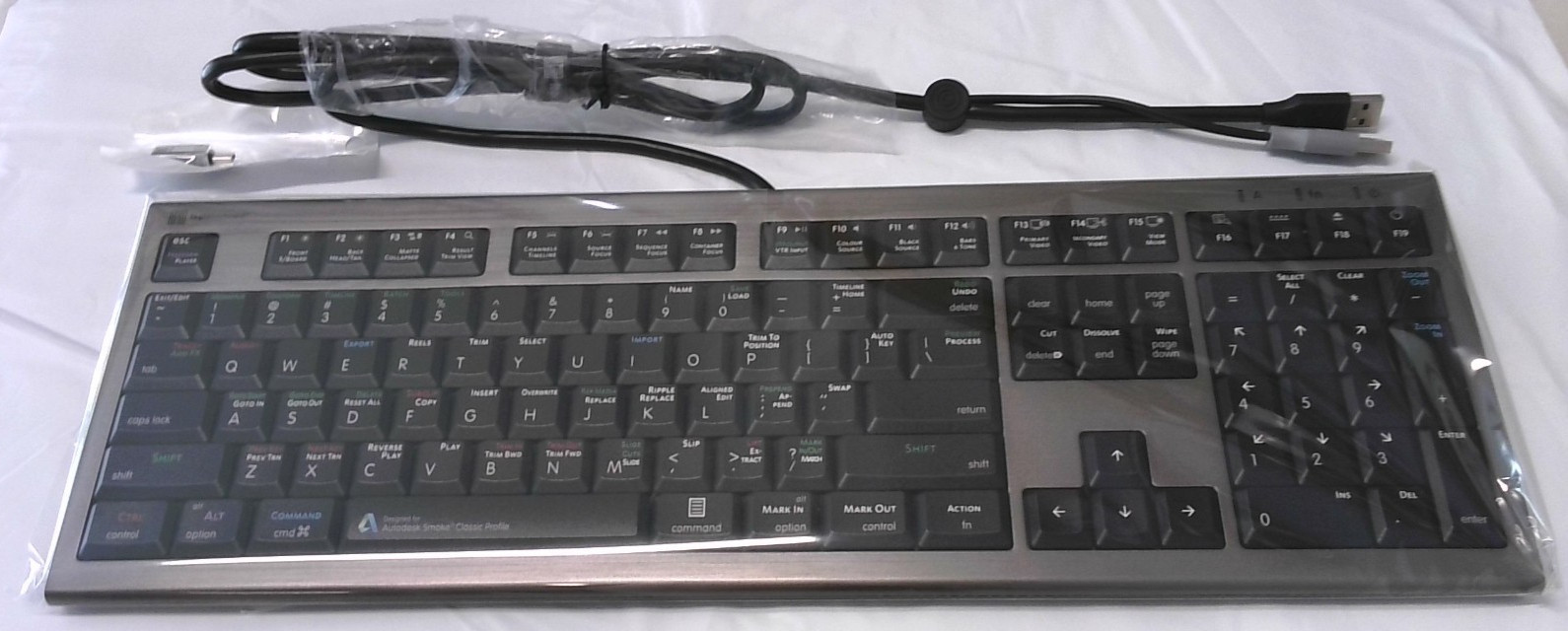 Logickeyboard Autodesk Smoke American English ASTRA Mac Pro Keyboard
