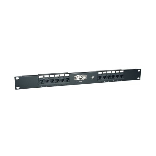 Tripplite N252012 12-Port Cat6 Patch Panel Rackmount RJ45