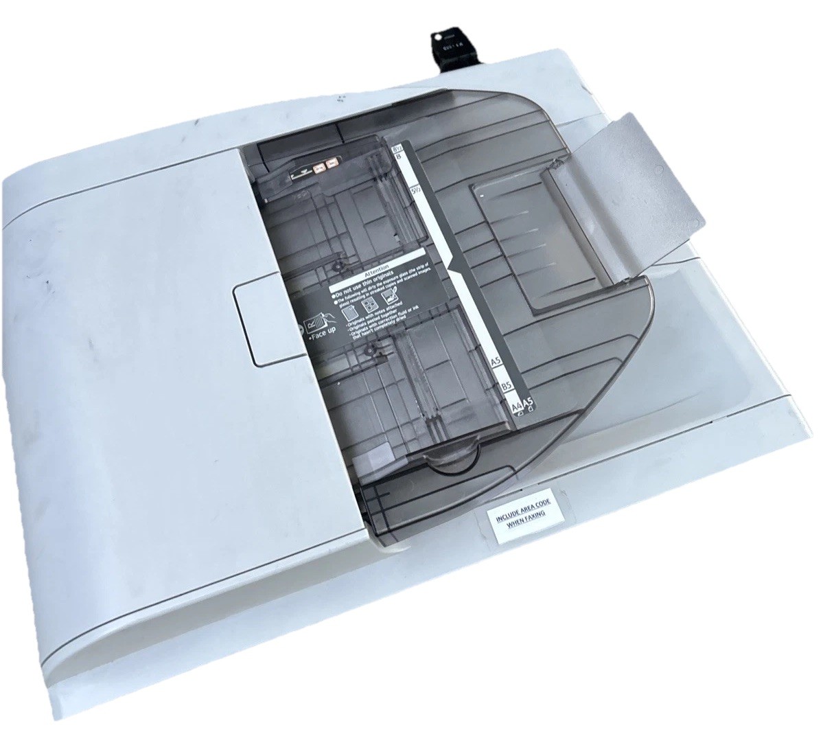 Ricoh MP 301SPF ADF Scanner Cover with Input Tray + Output Flap – OEM