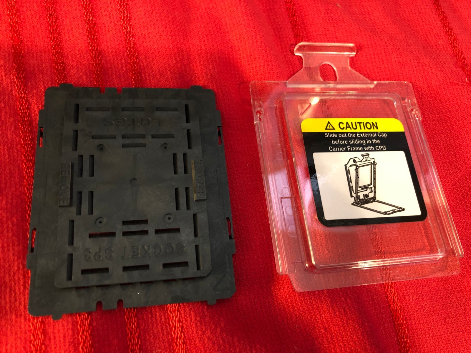 2 Pcs TR4 CPU SOCKET COVER FOR ASUS PRIME X399-A ,ZENITH EXTREME,GIGABYTE X399