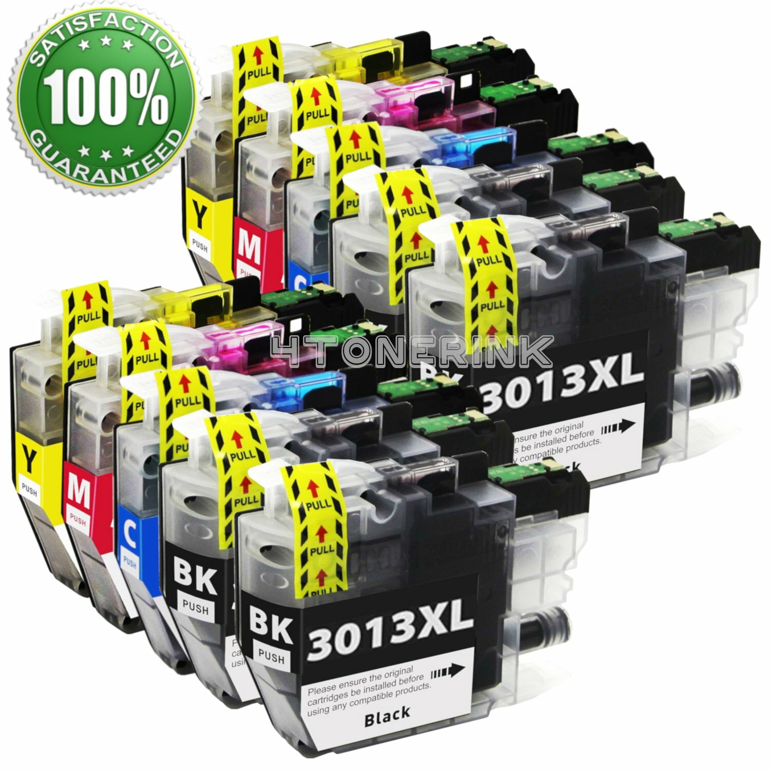 10pk LC3013 Ink Cartridge for Brother LC3011 MFC-J491DW J497DW MFC-J690DW J895dw