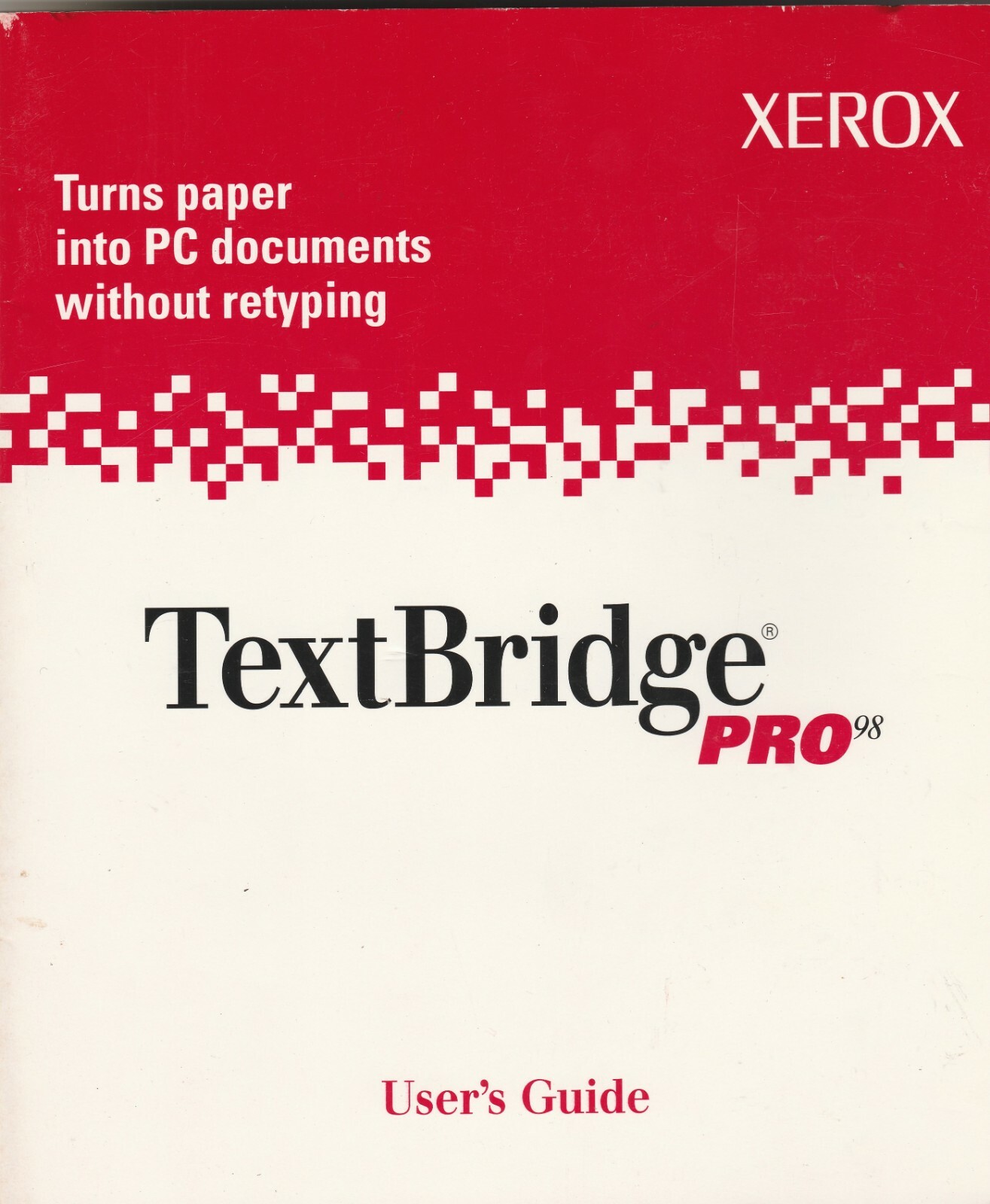 TextBridge Pro98 by Xerox ~ CD-ROM