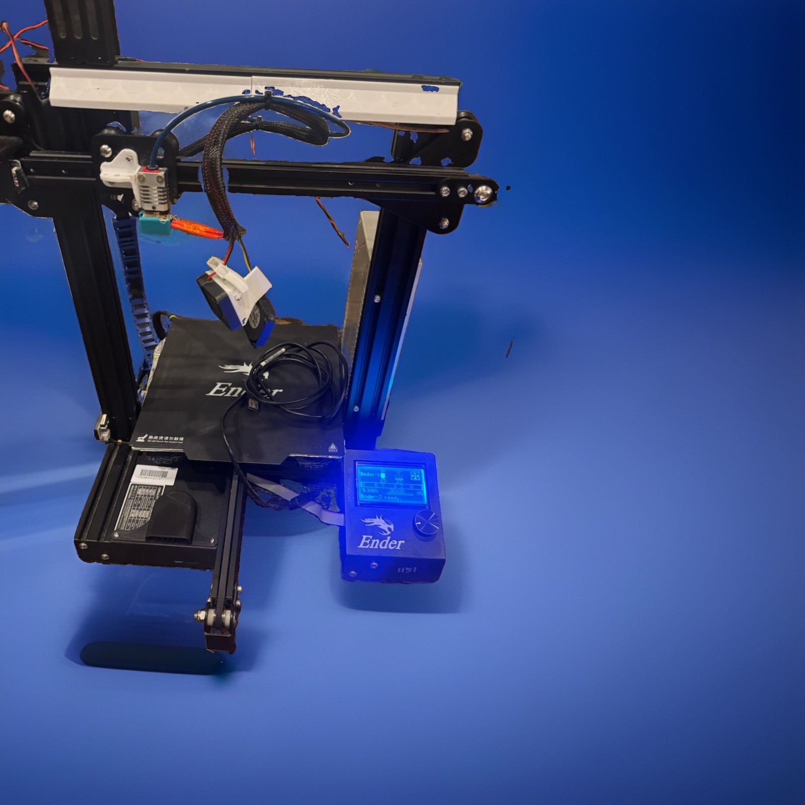Creality Ender-3 3D Printer Modified Powers On Parts Repair AS-IS 2018