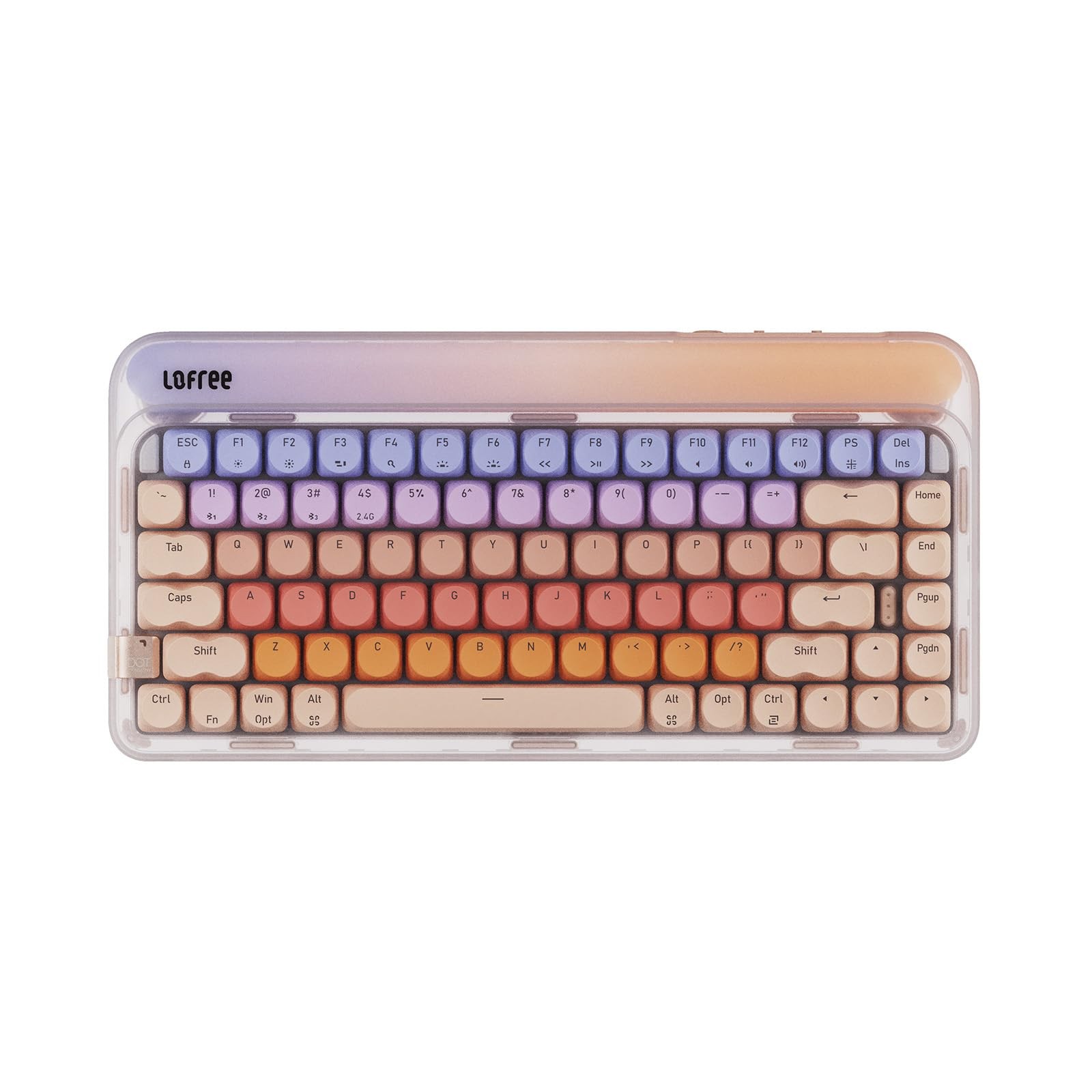 LOFREE Sugar Color 70s 84-Key Mechanical Keyboard, Linear Switch