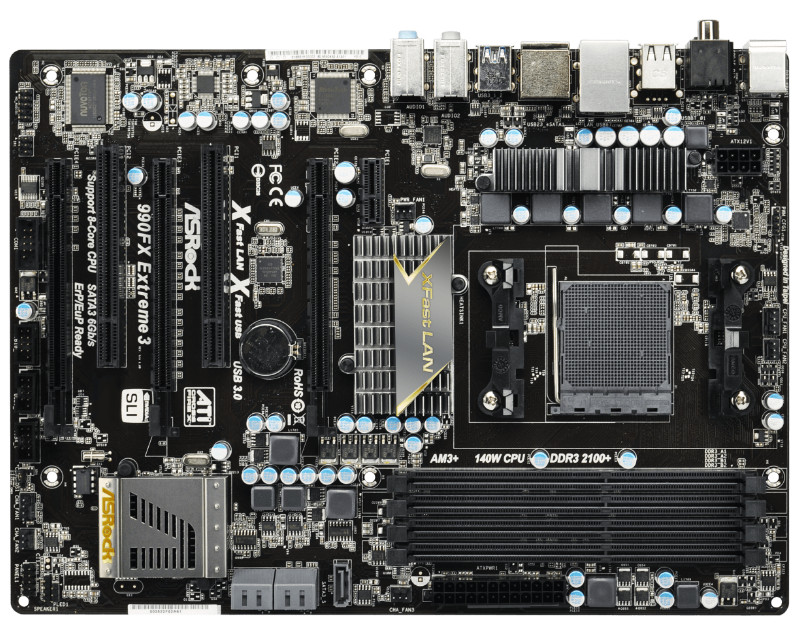 For ASROCK 990FX EXtrem3 motherboard AM3/3+ DDR3  ATX 32G tested ok