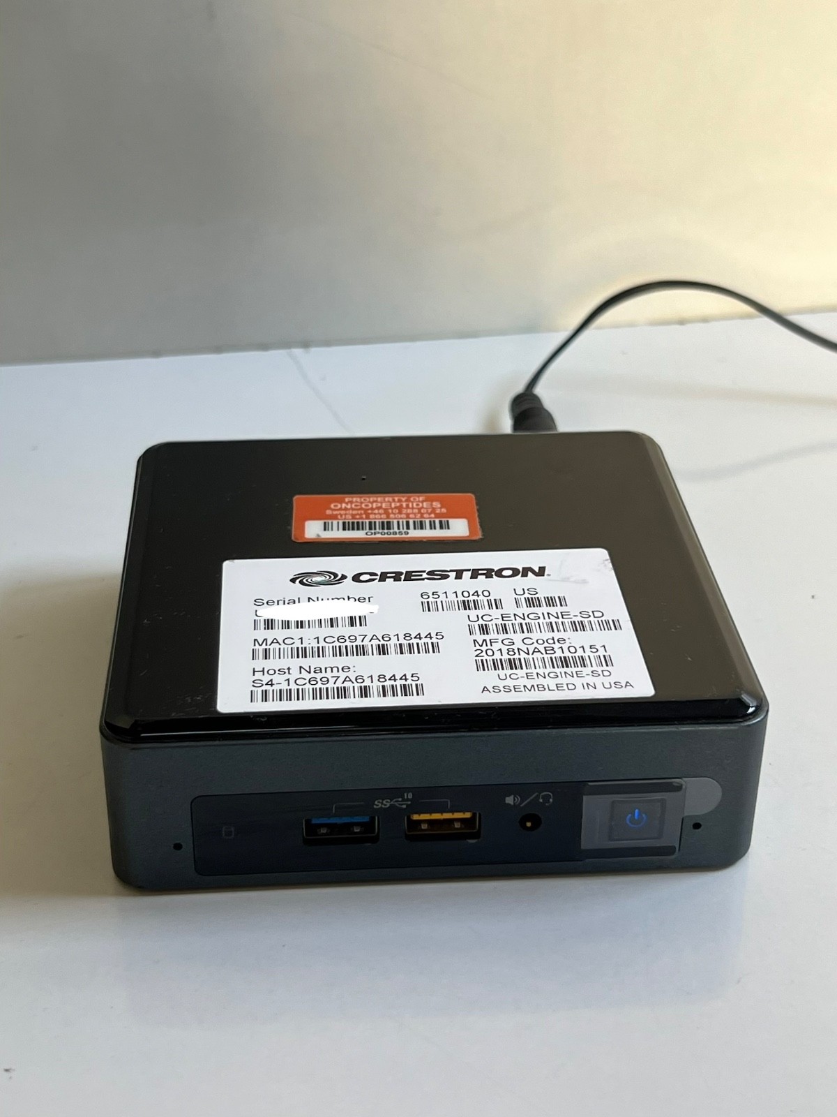 Crestron UC-ENGINE-SD Intel NUC Without PSU