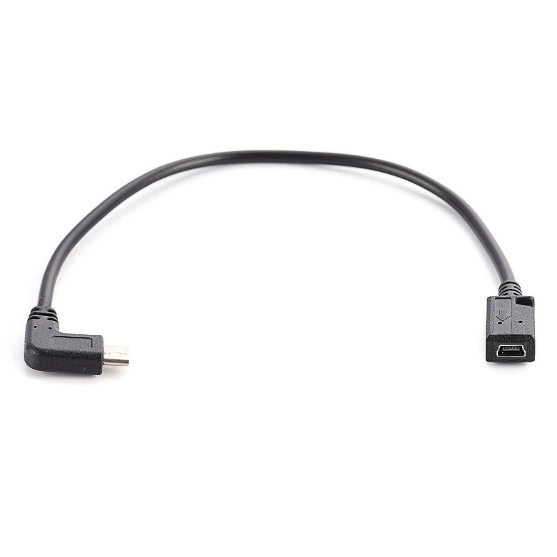 Mini USB Female to Type C Male Adapter Converter 90 Degree USB C Male to Mini US