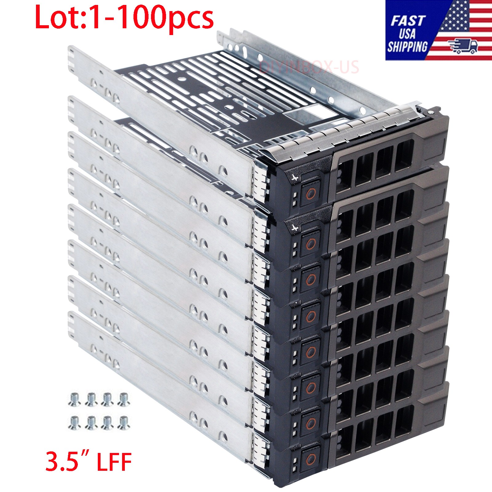Lot 3.5" Tray Caddy F238F KG1CH For Dell PowerEdge T330 T430 T630 G30D2 MD1200