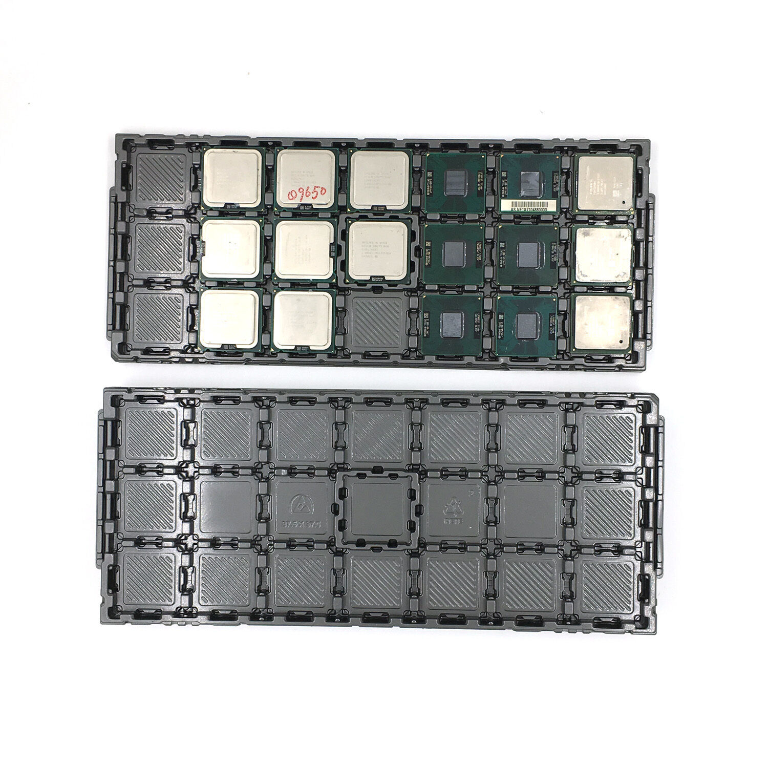 100x CPU Tray Holder for Intel Processor Packaging Shell Storage Container 775