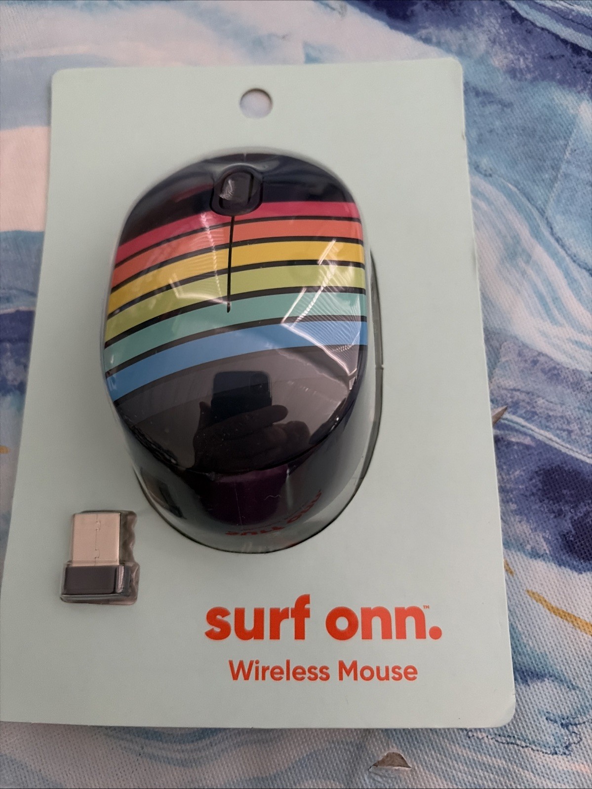 Surf Onn. Wireless Mouse  5 Buttons - USB Nano Receiver   Multicolor