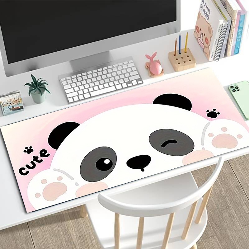 1pc Diatomite Extra-Large Mouse Pad | Card Game Mat, Featuring an Adorable Pan