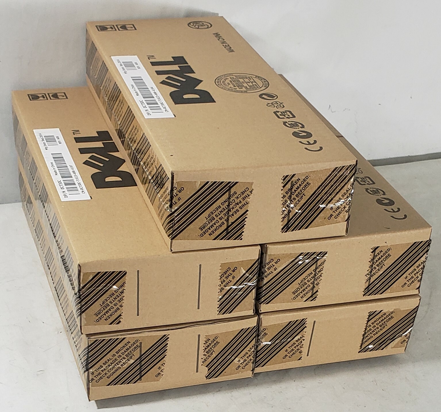 Lot 0f 5 Dell AX510 Multimedia Soundbar PC Monitor Speaker 0C730C - New
