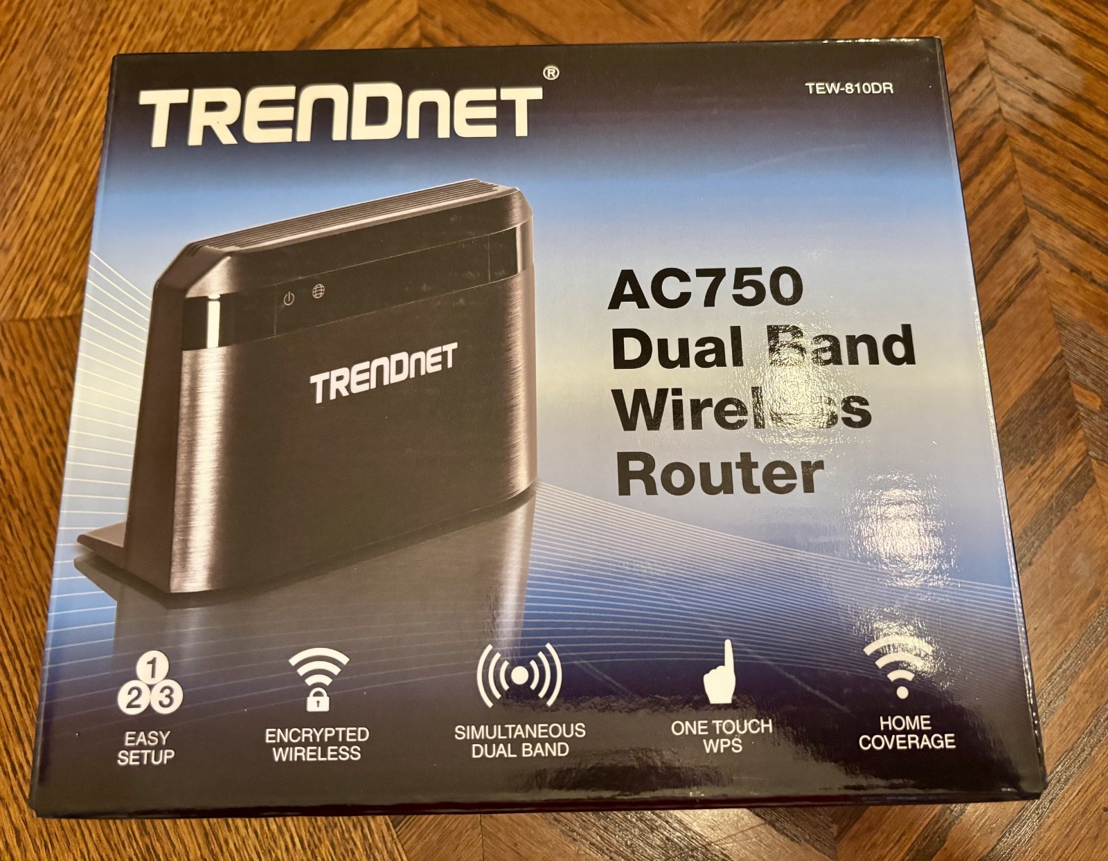 Trendnet TEW-810DR AC750 Dual Band Wireless Router 802.11ac Wi-Fi