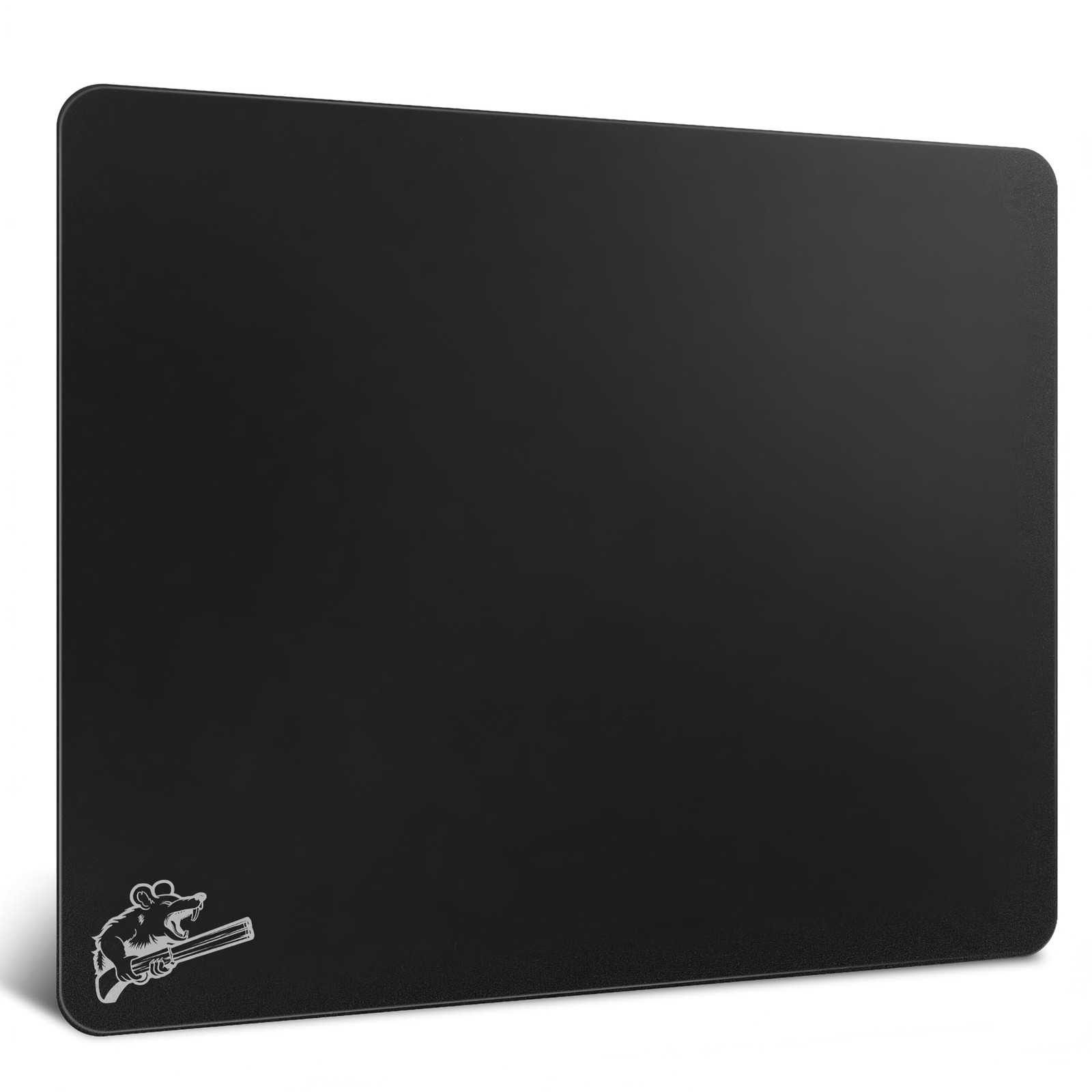 SIROOLAC 2.0 Glass Gaming Mousepad for FPS, 2.6mm Ultra-Thin, Full Silicone Cove