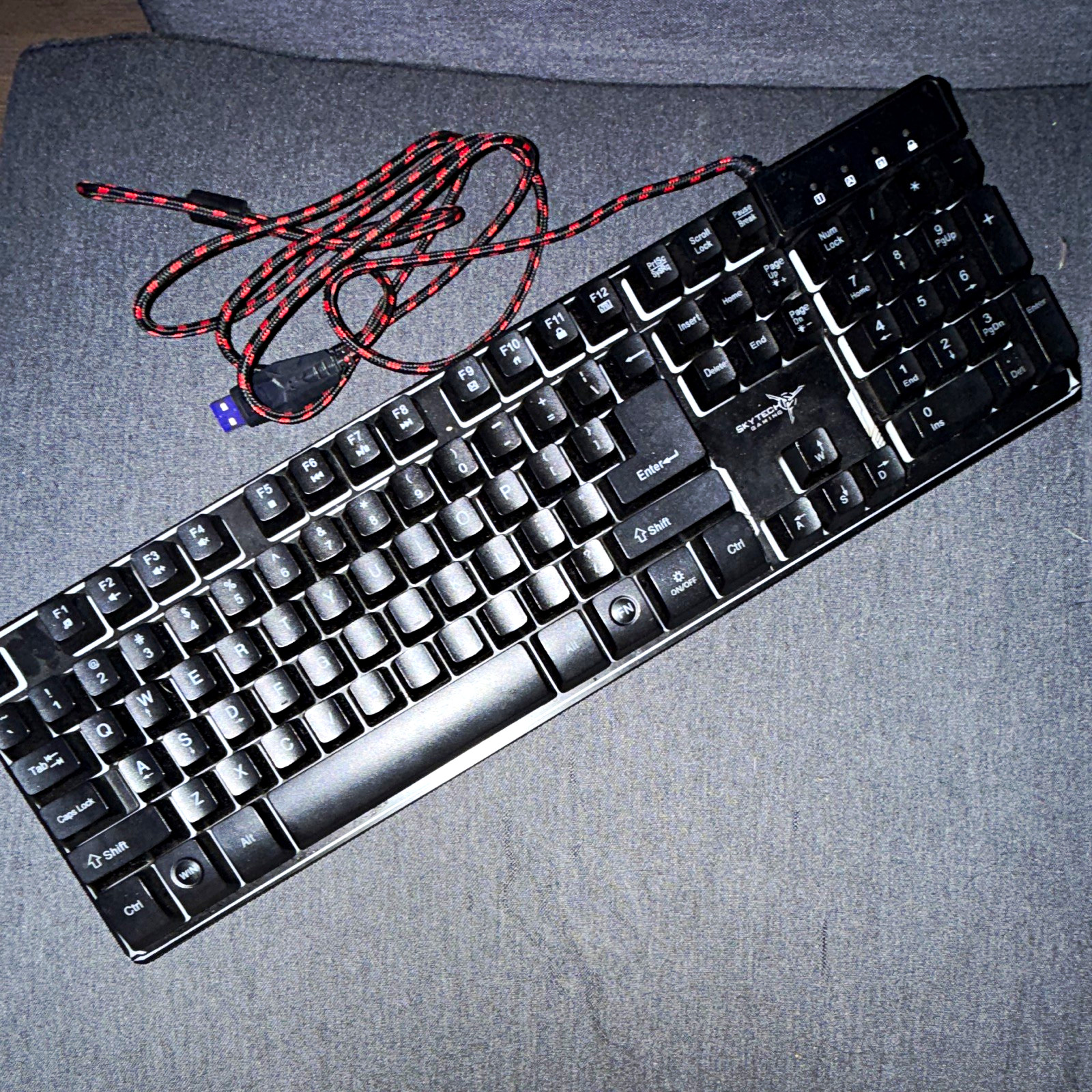 Skytech Gaming K-1000 Wired Gaming Keyboard QWERTY English Black/Silver