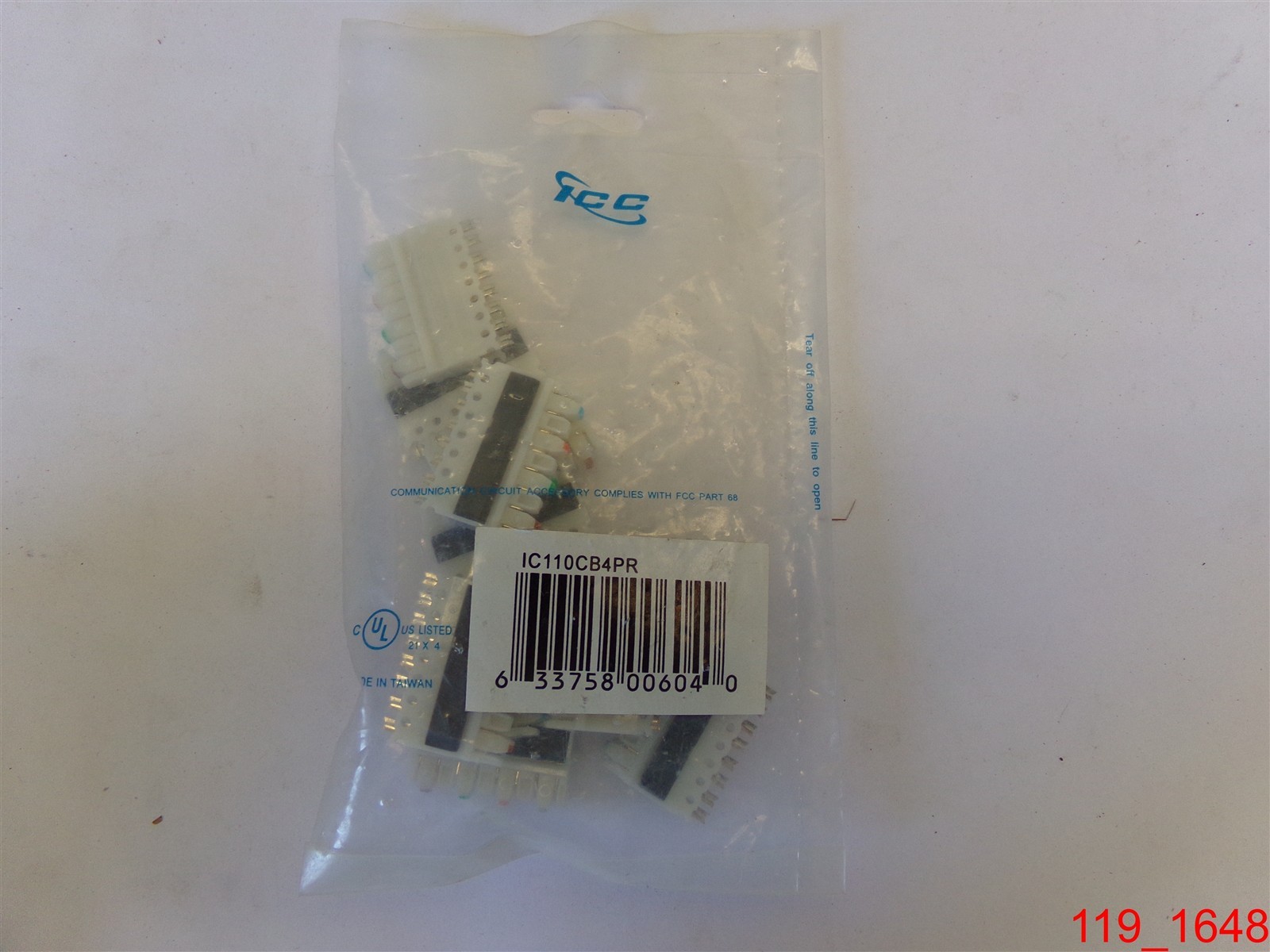 Qty=7: ICC IC110CB4PR Communication Circuit Accessory