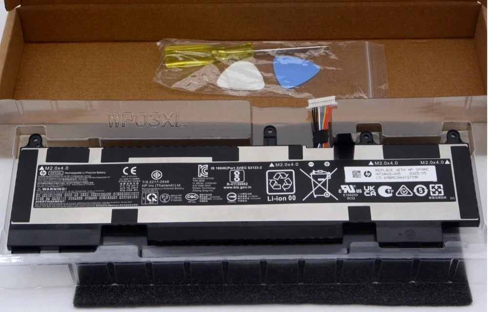 OEM Genuine 38WH WP03XL Battery For HP EliteBook 830 835 840 845 860 865 1040 G9