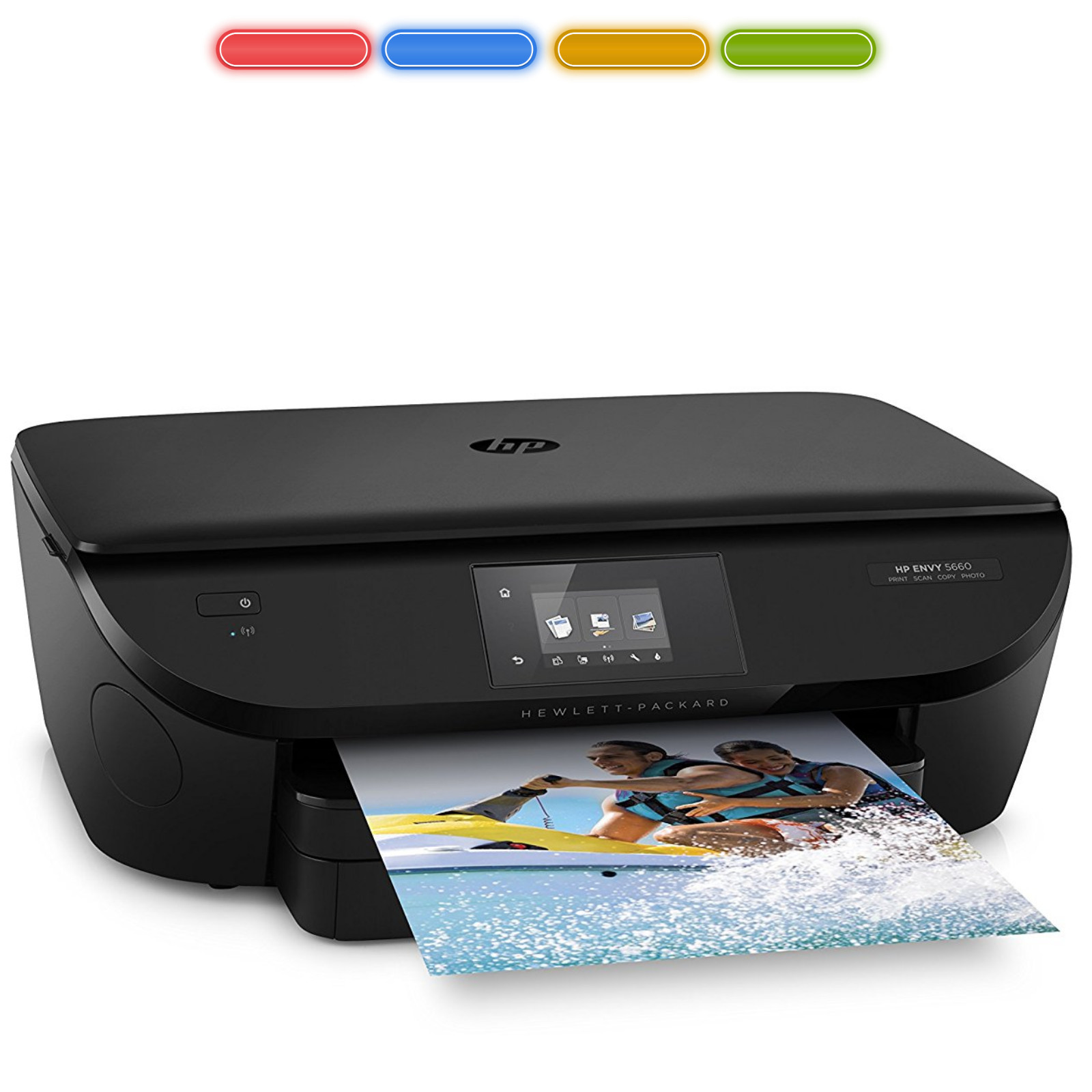 HP Envy Photo 5643 Wireless Color All-in-One Inkjet Printer No Ink FREE FAST SH