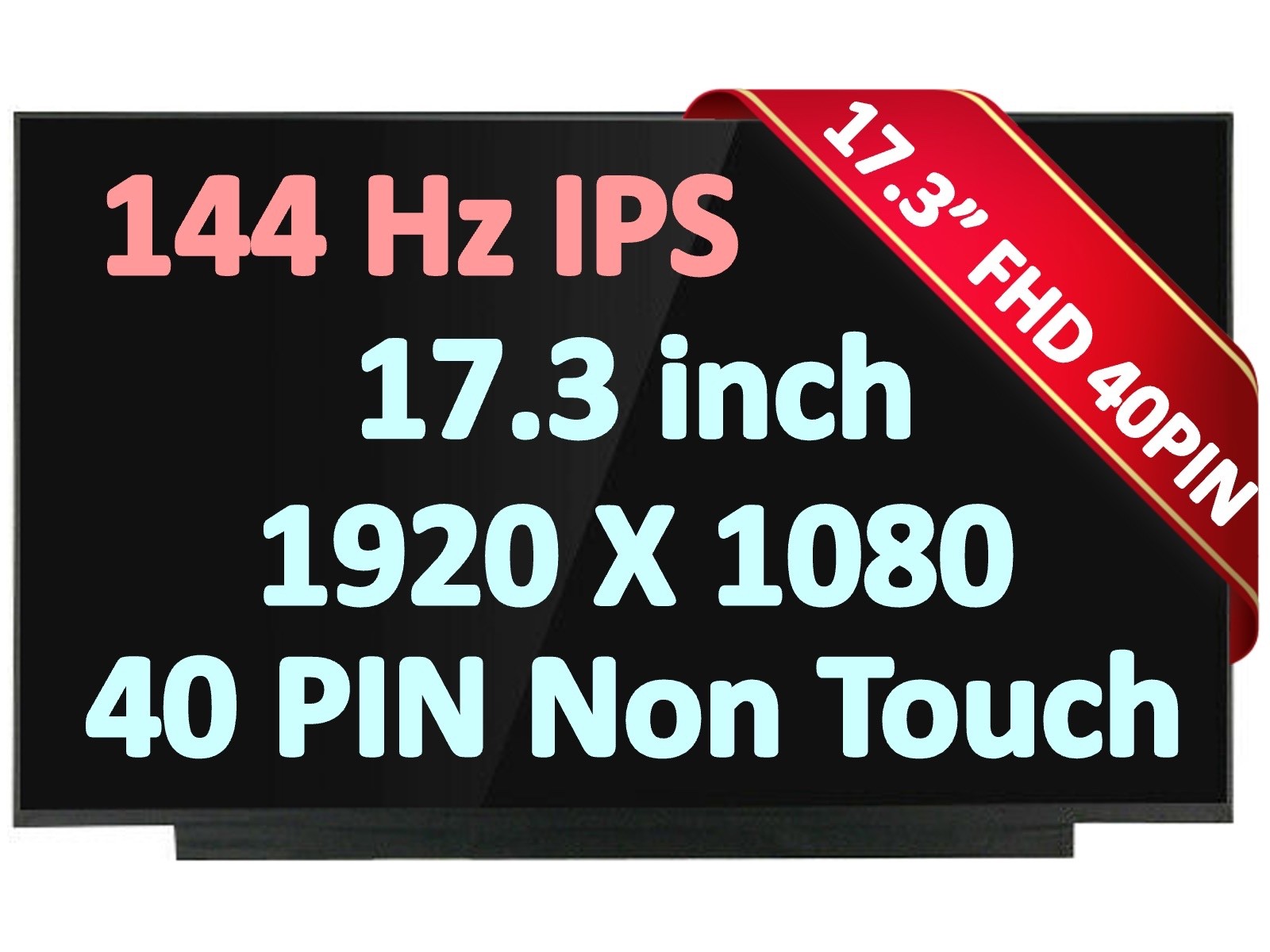 Alienware X17 R2 P48E PN CXX24 17.3" FHD LCD LED Screen 40 pin Non-Touch Display