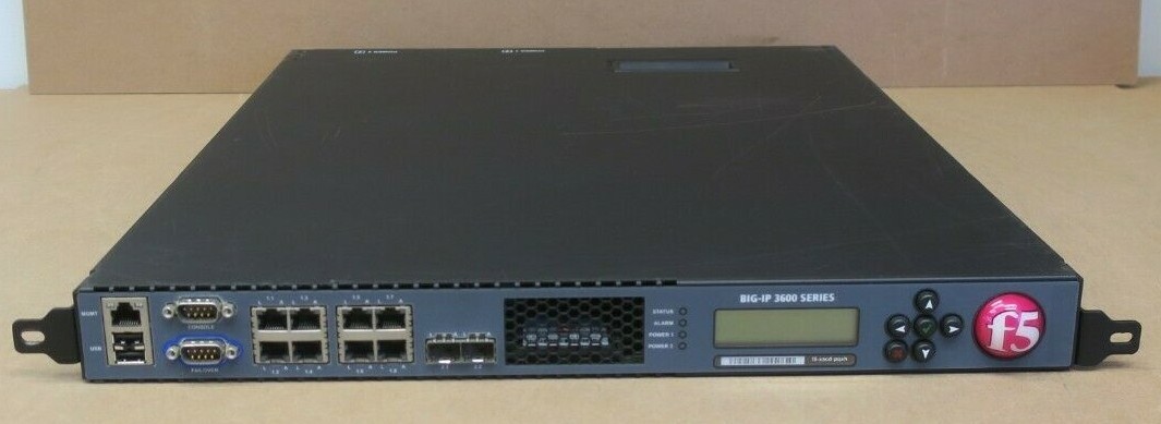 F5 Networks Big-IP 3600 LTM Local Traffic Manager Network Load Balancer v11.5.1