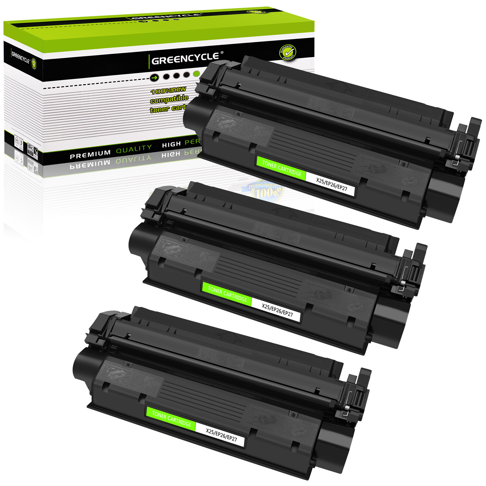 3PK X25 Toner Cartridge Compatible For Canon ImageClass MF3112 MF3240 printer