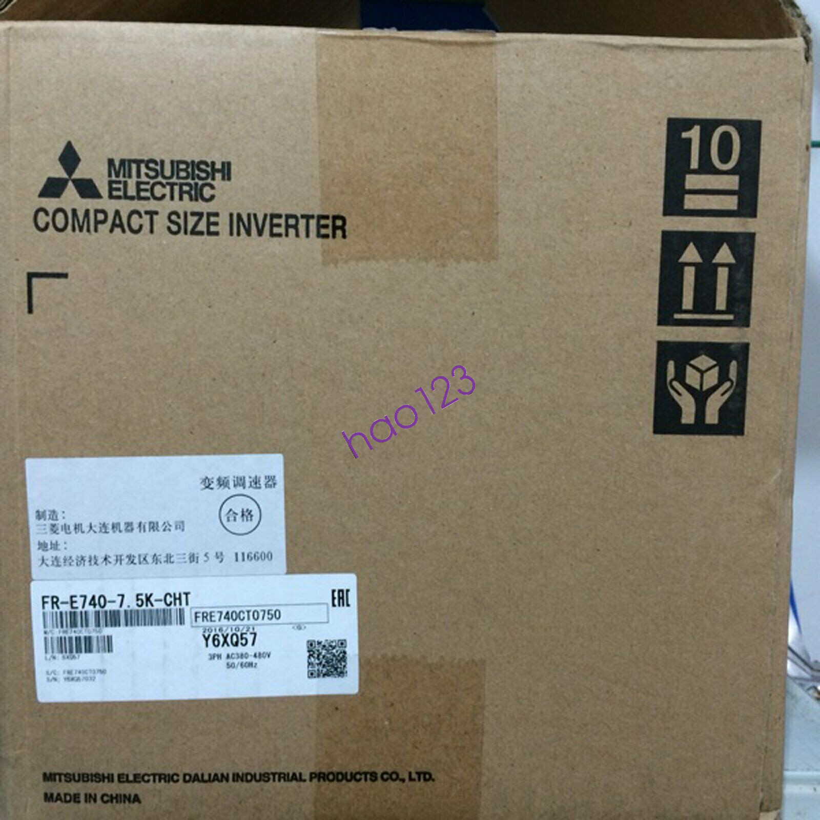1PC MITSUBISHI FR-E740-7.5K-CHT Inverter New FRE7407.5KCHT DHL/FedEx