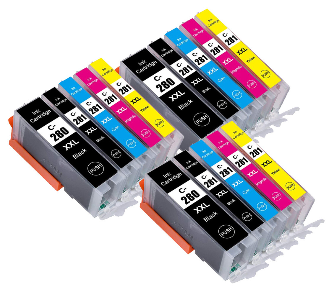 15P Printer Ink Tank for PGI-280XXL CLI-281XXL Canon TR8620 TR8622 TS9520 TS6320