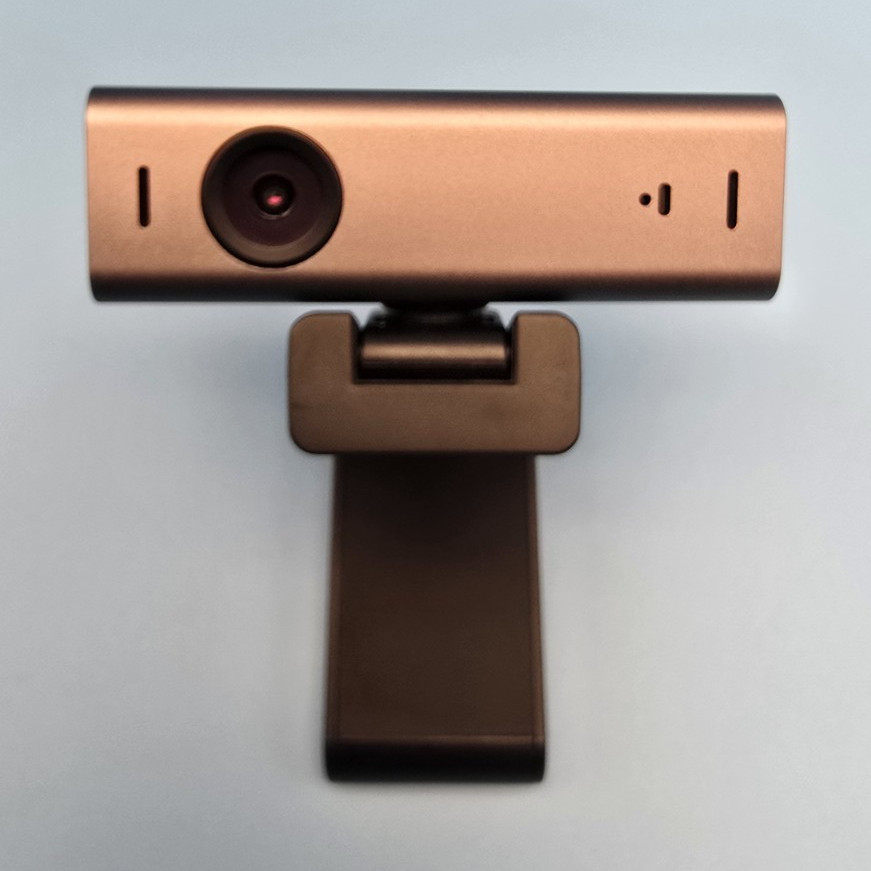 4k Lumina Model USB-C Clip-On Computer Webcam for PC, Bronze/Black
