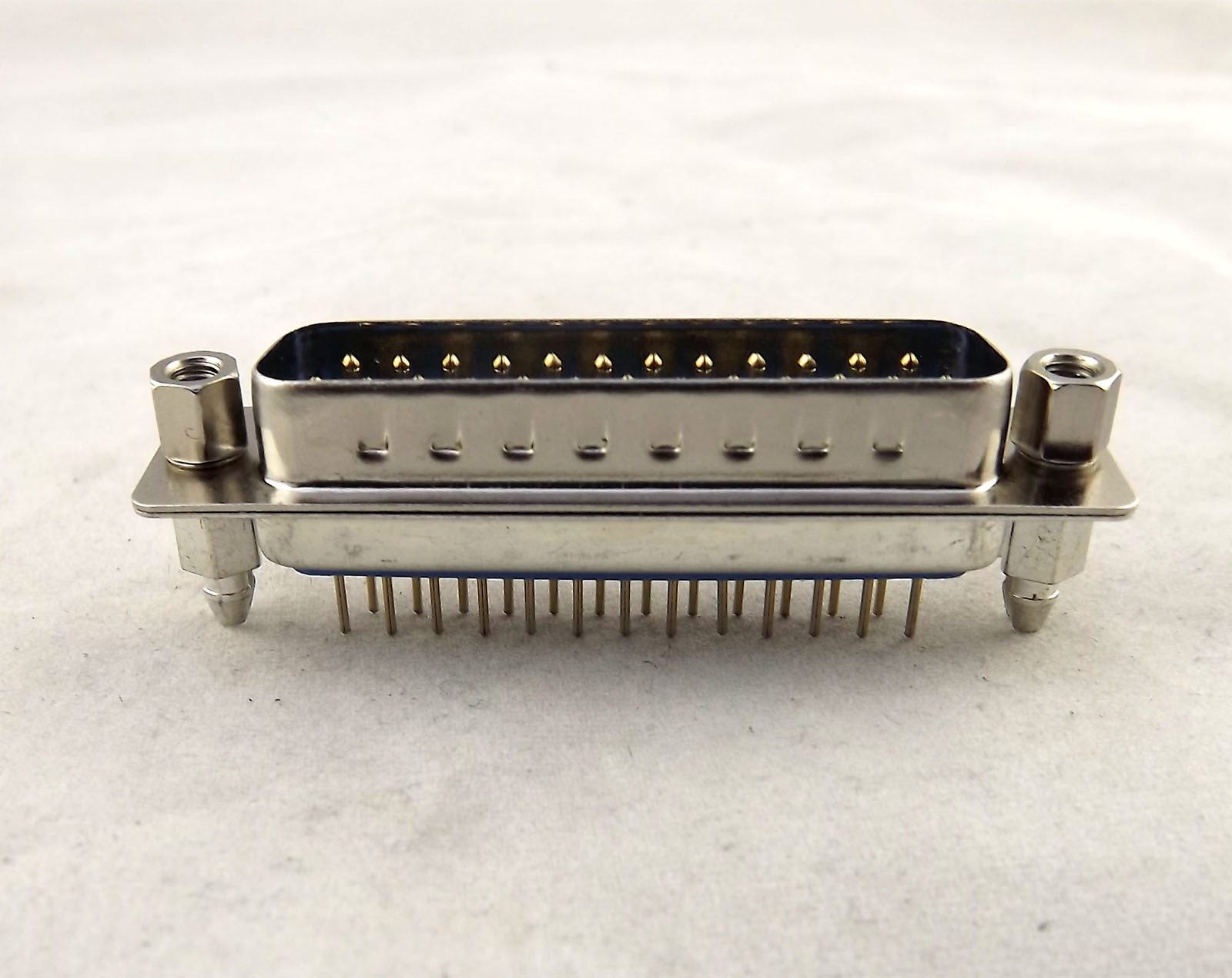 2pcs D-SUB DB25 25Pin Male DIP PCB Straight Solder Connector Adapter DP25 2 Rows