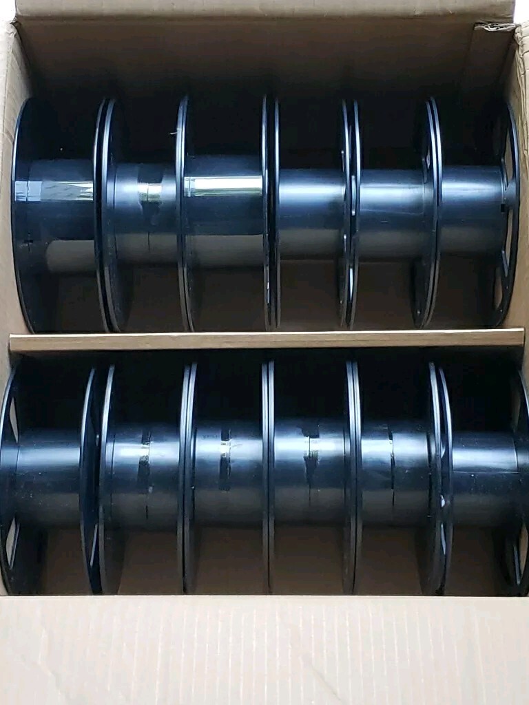 Empty Random Black 3D Printing Filament Spool X12 for Any Use - 1KG Spools only