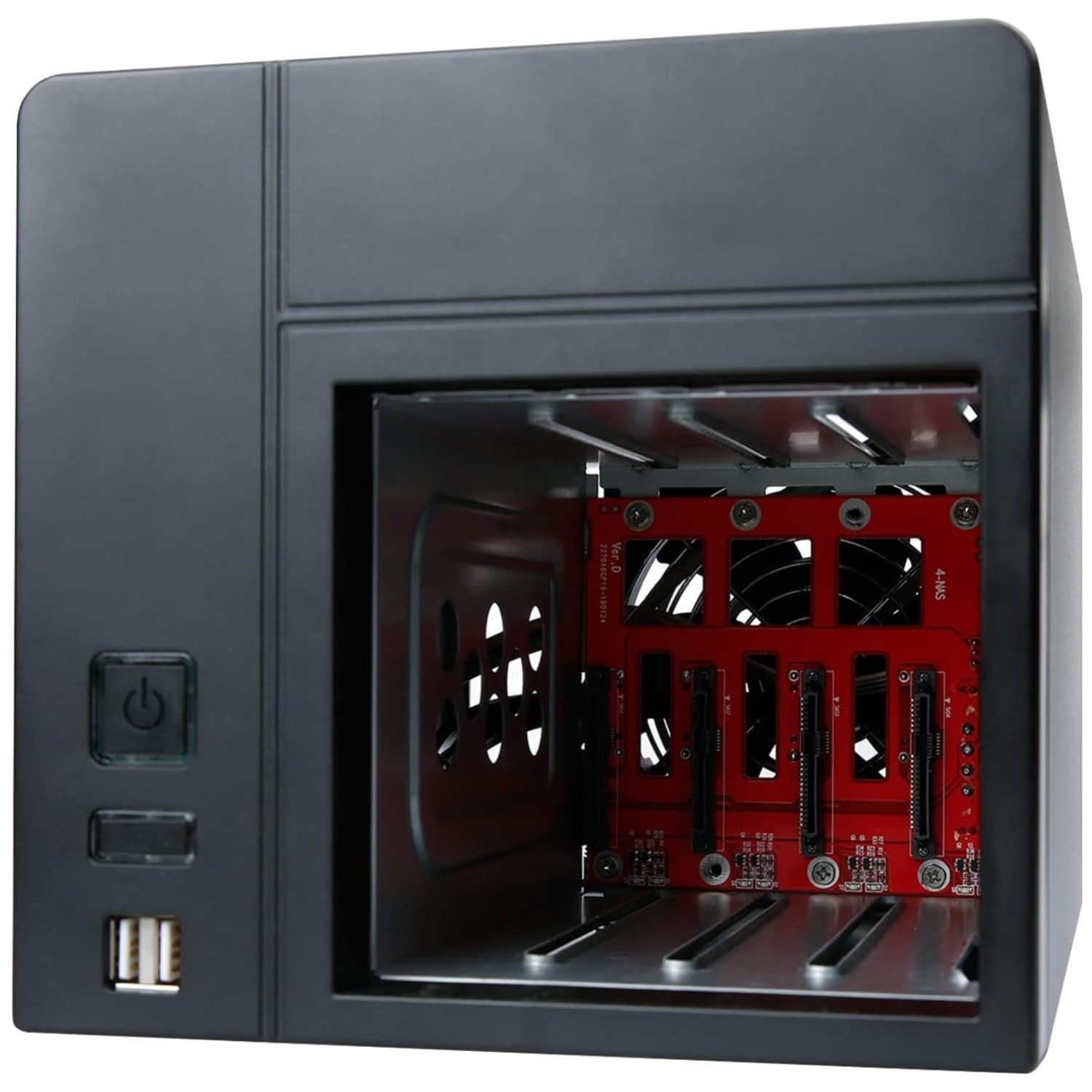 Compact Mini-ITX Network Attached Storage Enclosure^/`