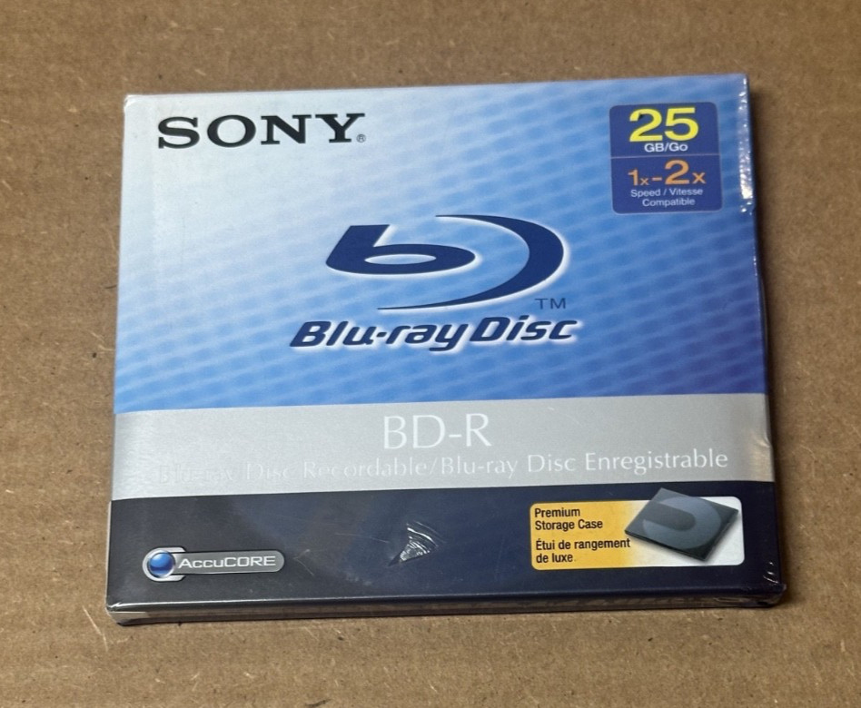 Sony Blue Ray Disc Recordable BD-R 25 GB/Go