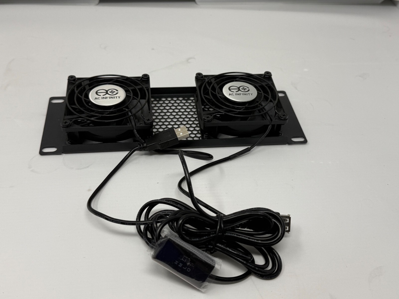 AC Infinity 10 Inch Rack Mount 80mm USB Powered Fans w/Three Speeds